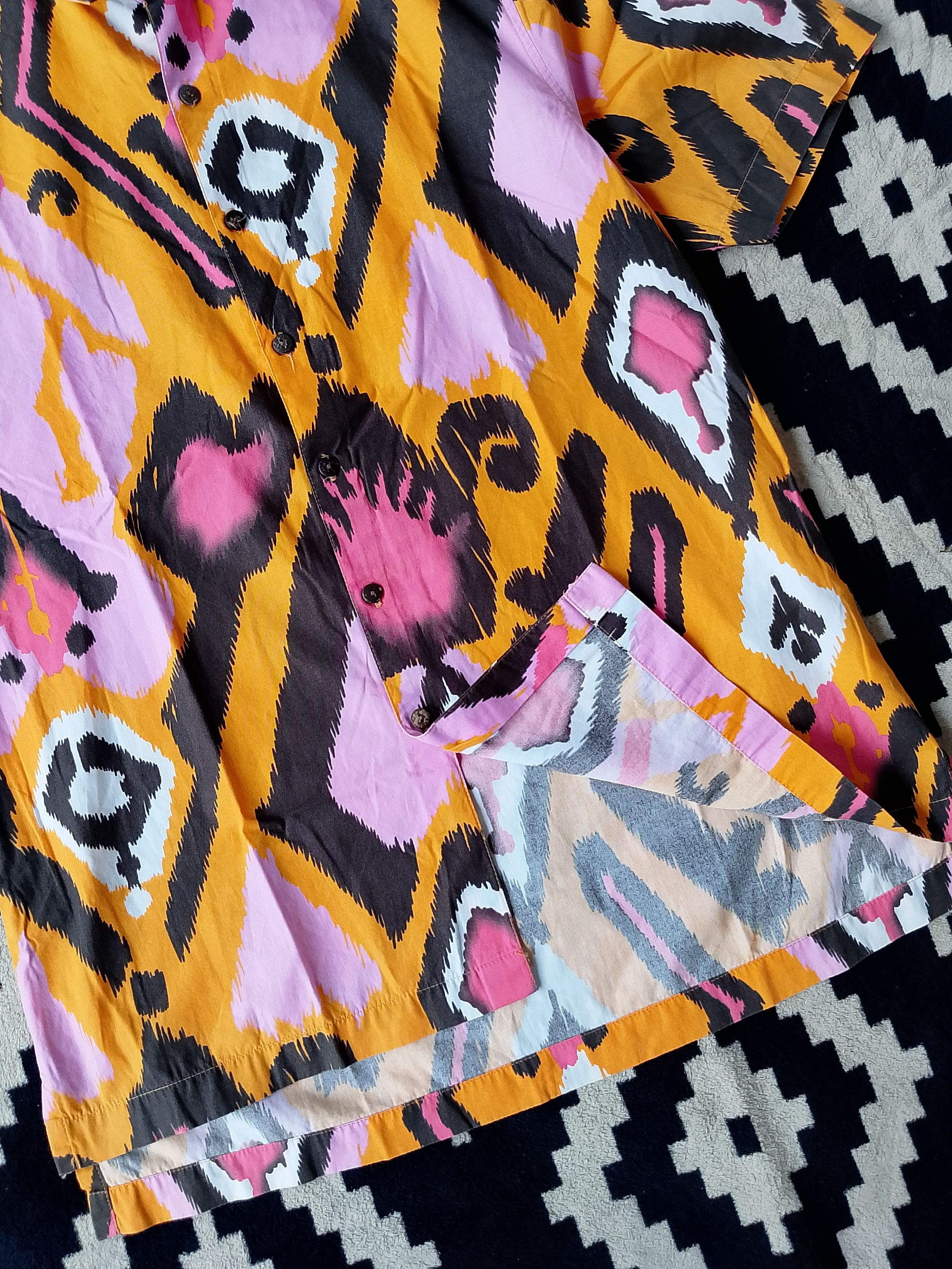 Vintage Vintage Island Shop Abstract Shirt Hawaiian Surfwear Size US M / EU 48-50 / 2 - 5 Thumbnail