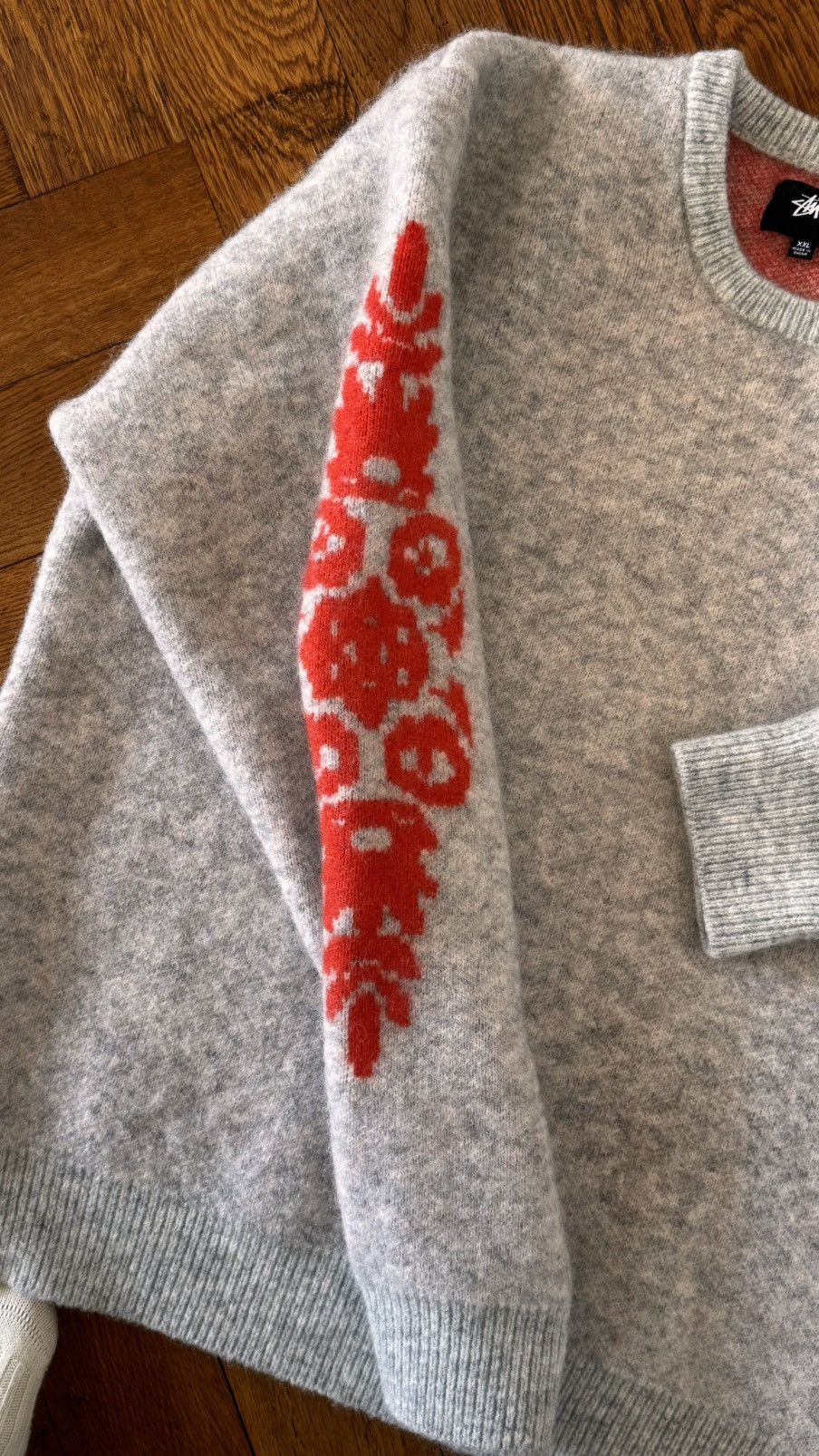 Stussy Stüssy Mohair Flower Sweater XXL Size US XXL / EU 58 / 5 - 3 Thumbnail