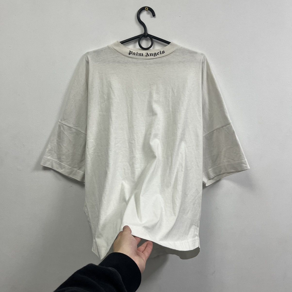 Palm Angels White Palm Angels T-Shirt Back Print Oversized Size US XS / EU 42 / 0 - 7 Thumbnail