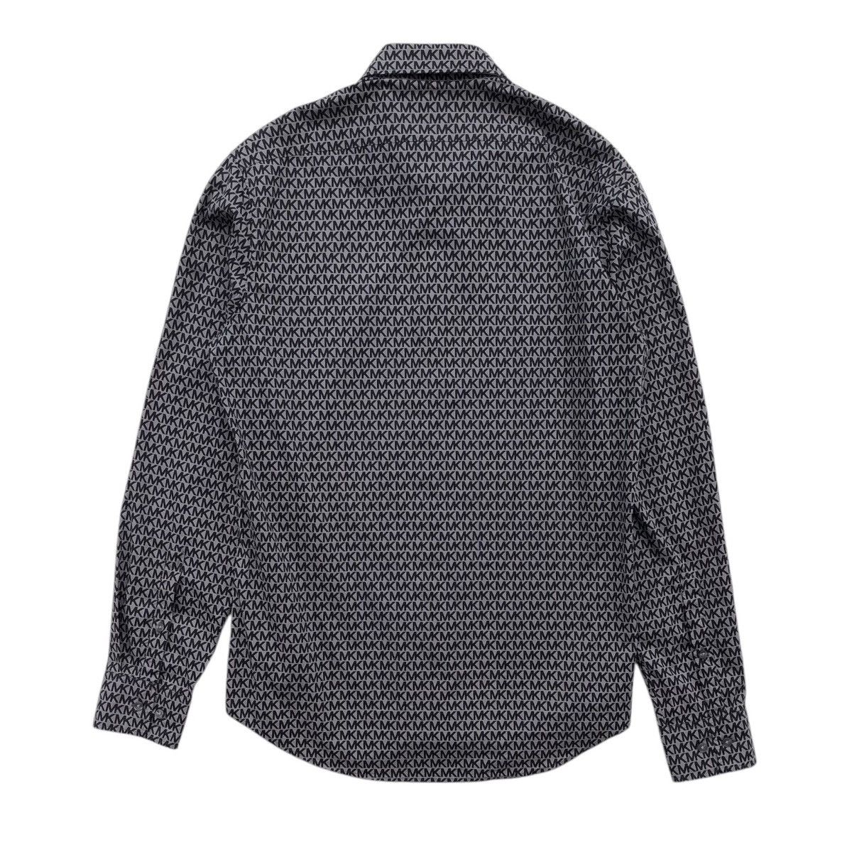Michael Kors Michael Kors Slim Fit Logo Print Stretch Cotton Shirt Size US S / EU 44-46 / 1 - 4 Thumbnail