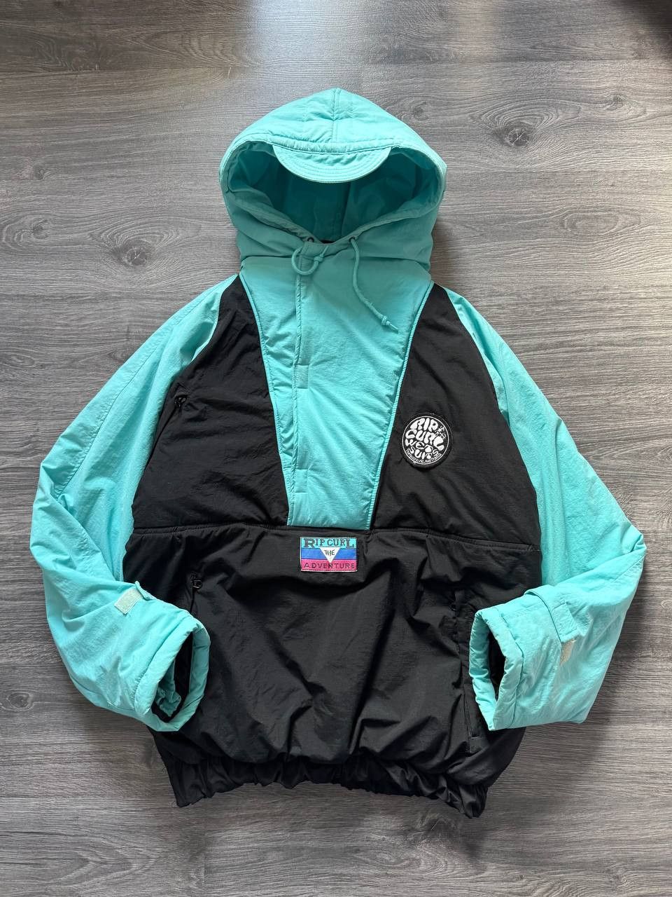 Rip Curl Rip Curl 90s Vintage Hooded Anorak Ski Jacket Pullover Size US XL / EU 56 / 4 - 4 Thumbnail