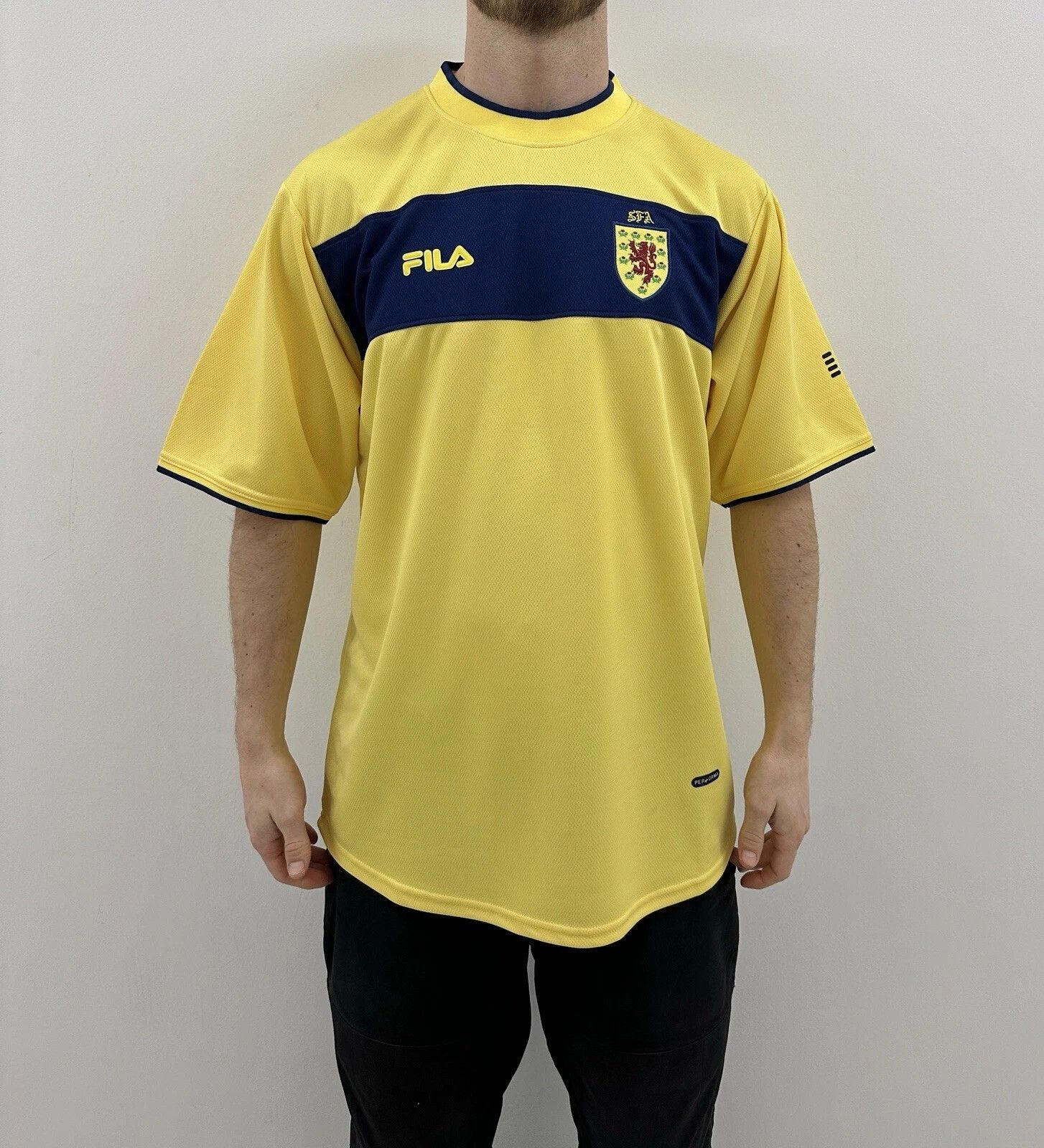 Fila × Vintage Vintage National Scotland 2002 2003 Away Jersey Soccer Fila Size US XL / EU 56 / 4 - 1 Thumbnail