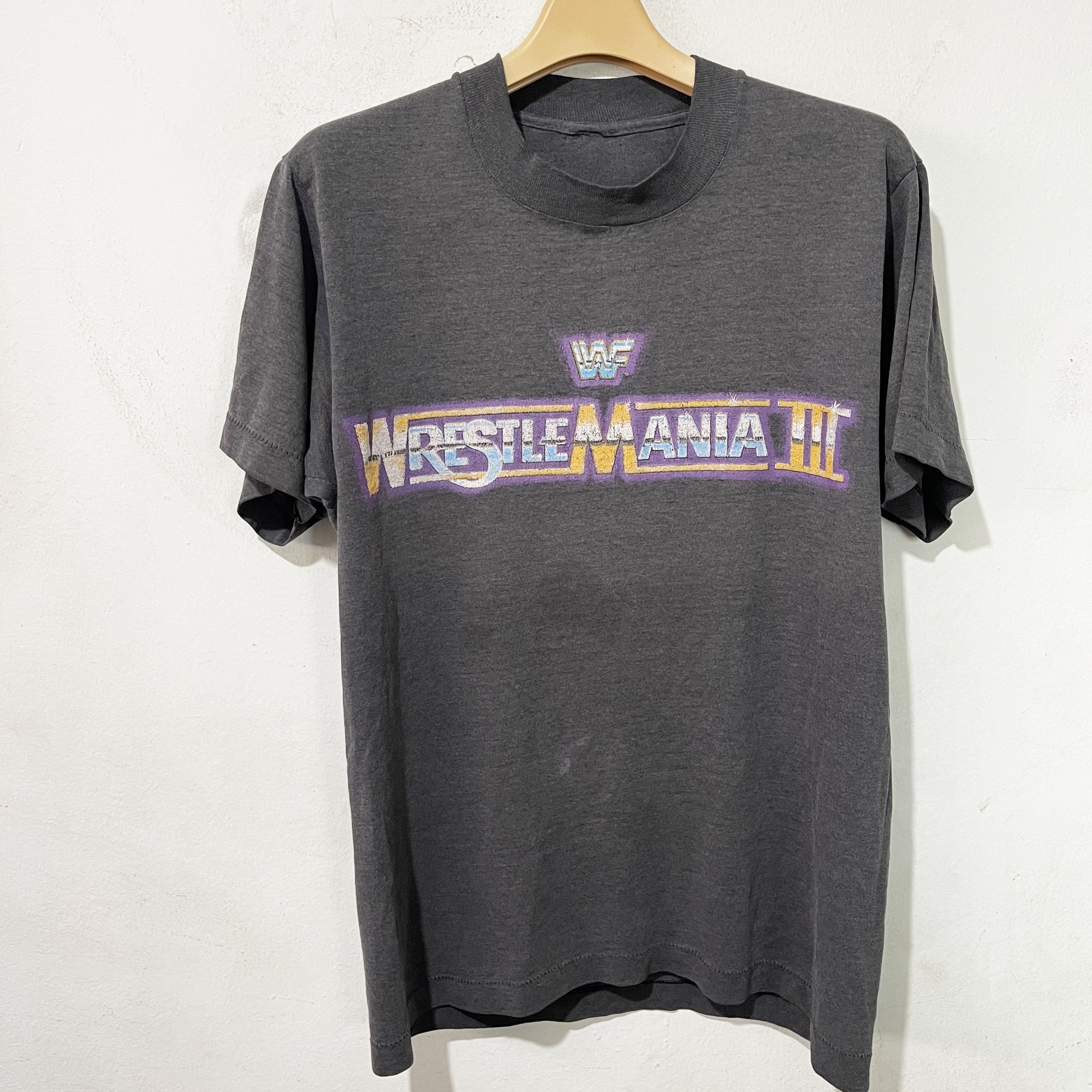WWE Vintage 1987 WrestleMania III Shirt Size US S / EU 44-46 / 1 - 1 Thumbnail