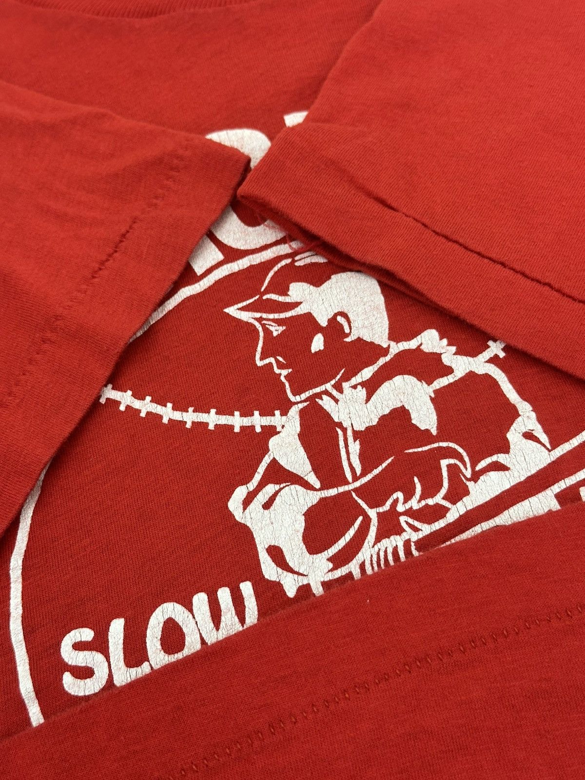 Vintage Vintage 80s Slowpitch Tee Single Stitch 1980’s Screen Stars Size US L / EU 52-54 / 3 - 5 Thumbnail