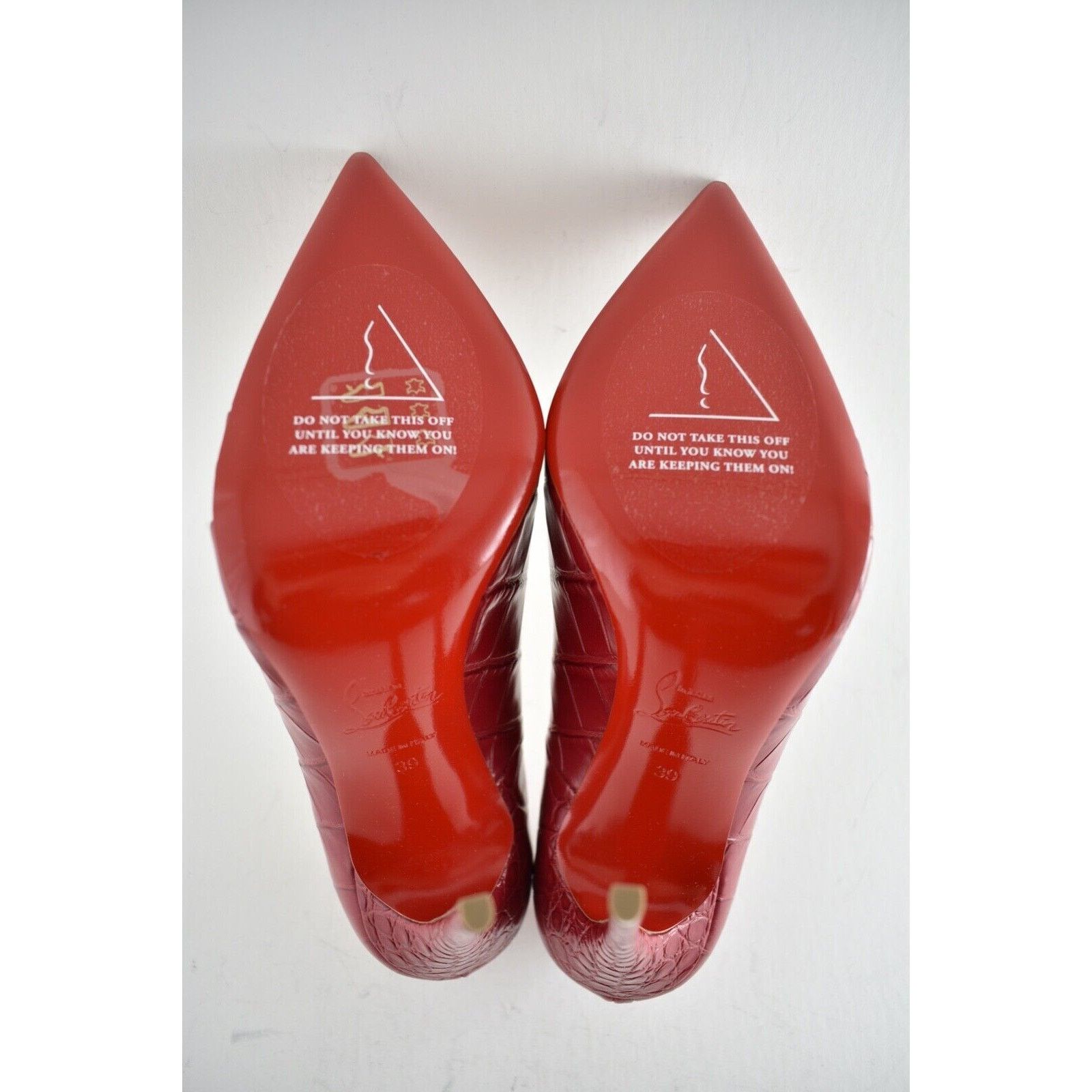 Christian Louboutin So Kate 120 Persan Pink Red Croc Ali Stiletto Heel Pump 39 Size US 9 / IT 39 - 12 Thumbnail