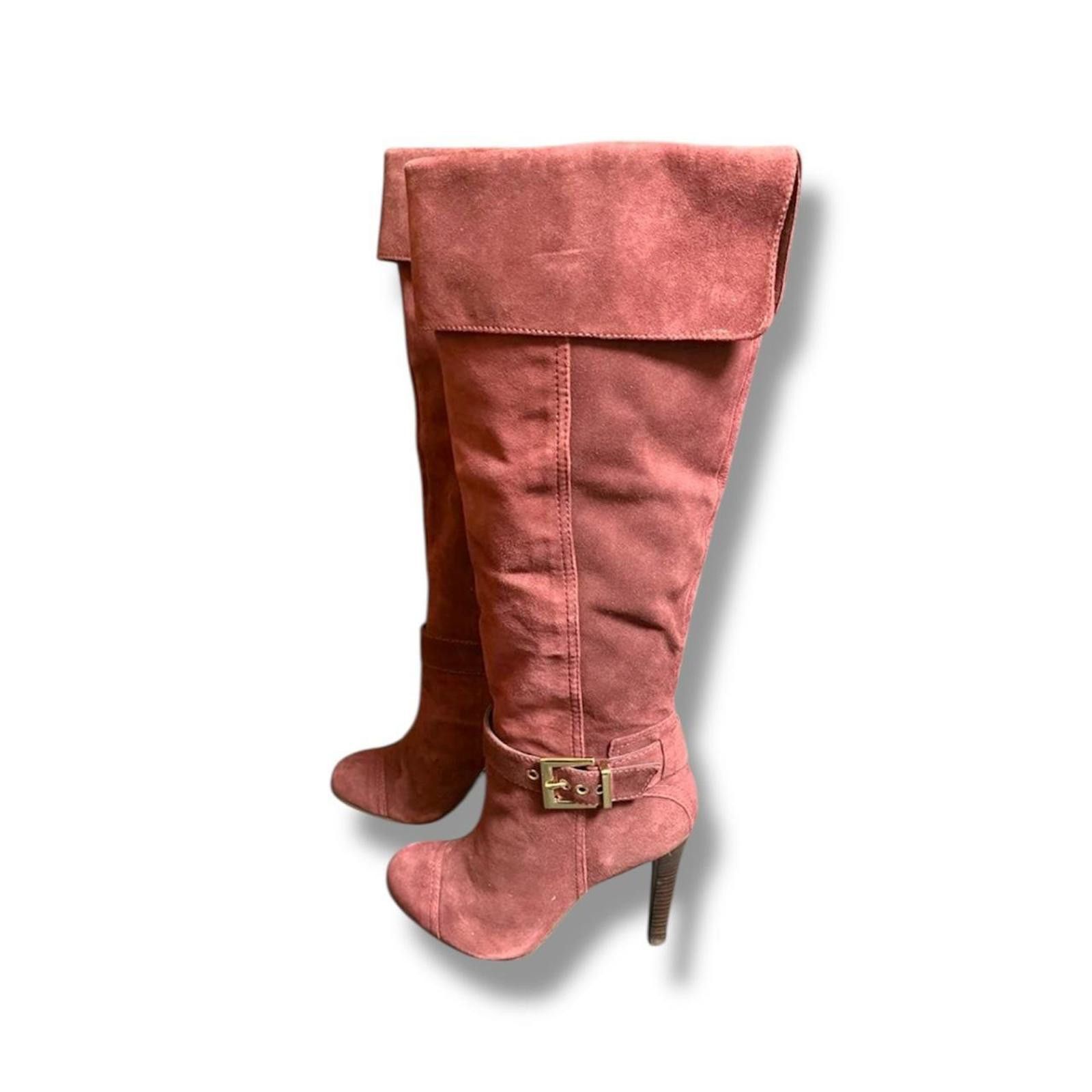 Other Real leather fairy grunge long wine red winter boots Size US 6.5 / IT 36.5 - 4 Thumbnail