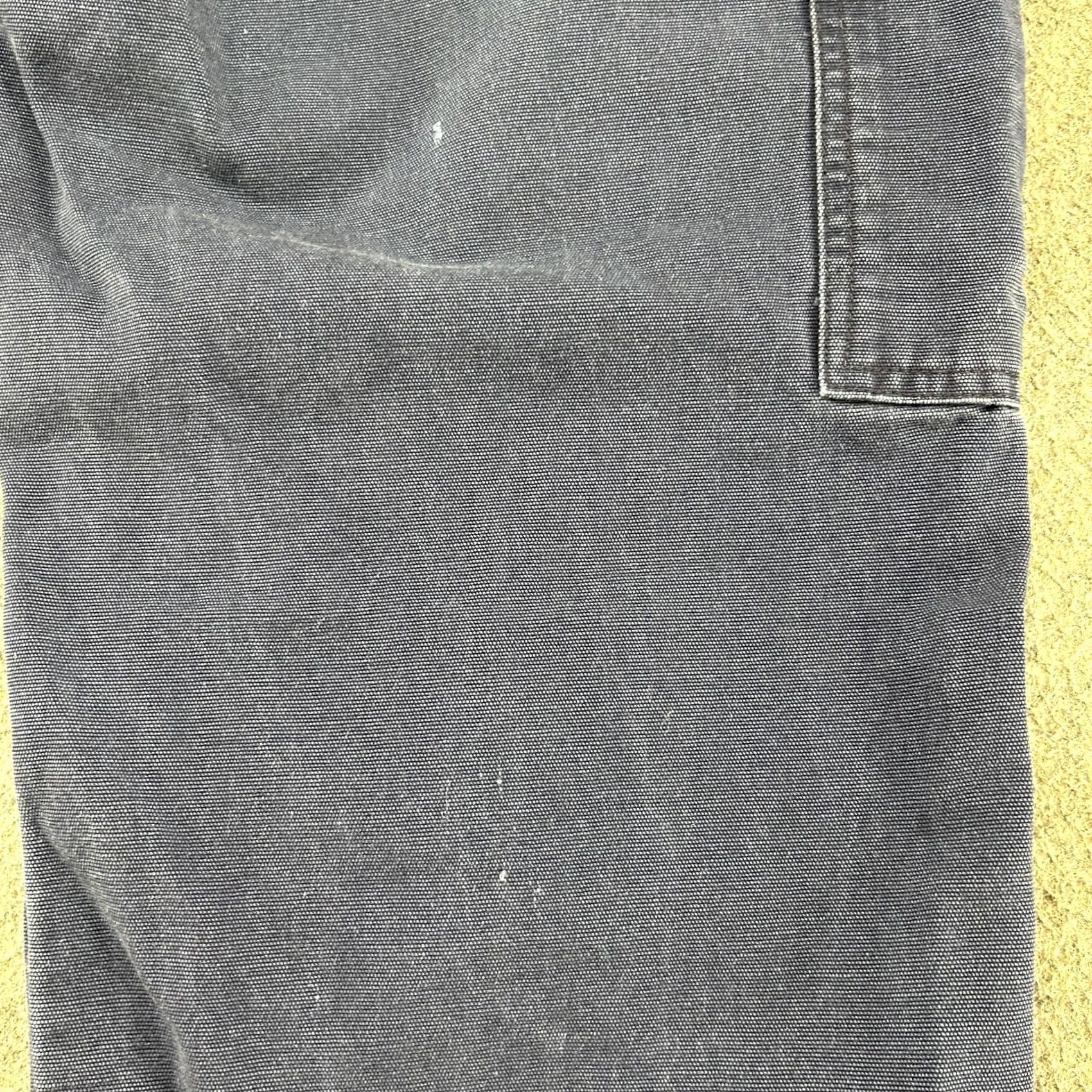 Vintage Tyndale Pants Mens 35x33 Blue Navy Cargo Workwear Flame Resistant USA Straight Leg 90s Size US 35 - 5 Thumbnail