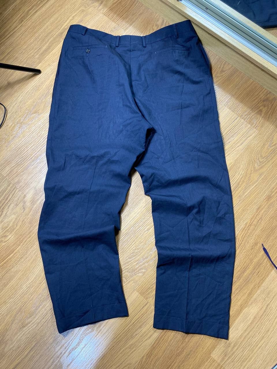 Japanese Brand Dirty Painted Distressed Thrashed Faded Baggy Jeans Y2K Size US 36 / EU 52 - 19 Thumbnail