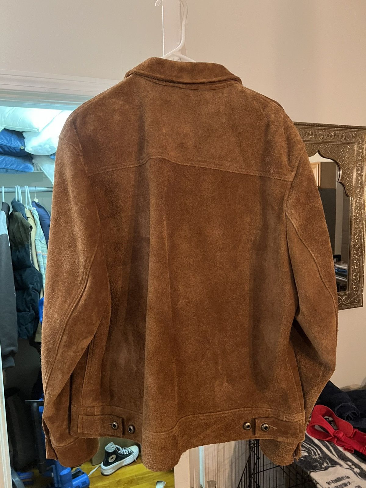 Schott Schott Rough Out Jacket Model 375 Size US XL / EU 56 / 4 - 2 Thumbnail