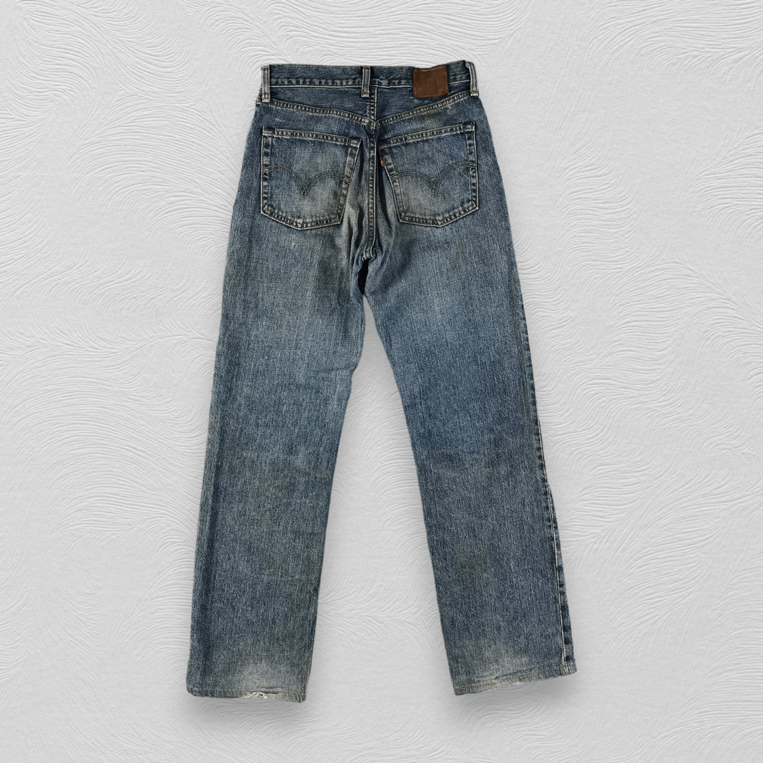 Levi's Vintage 90s Levis 502 Jeans Dirty Blue Wash Denim KJ1909 Size US 28 / EU 44 - 2 Thumbnail