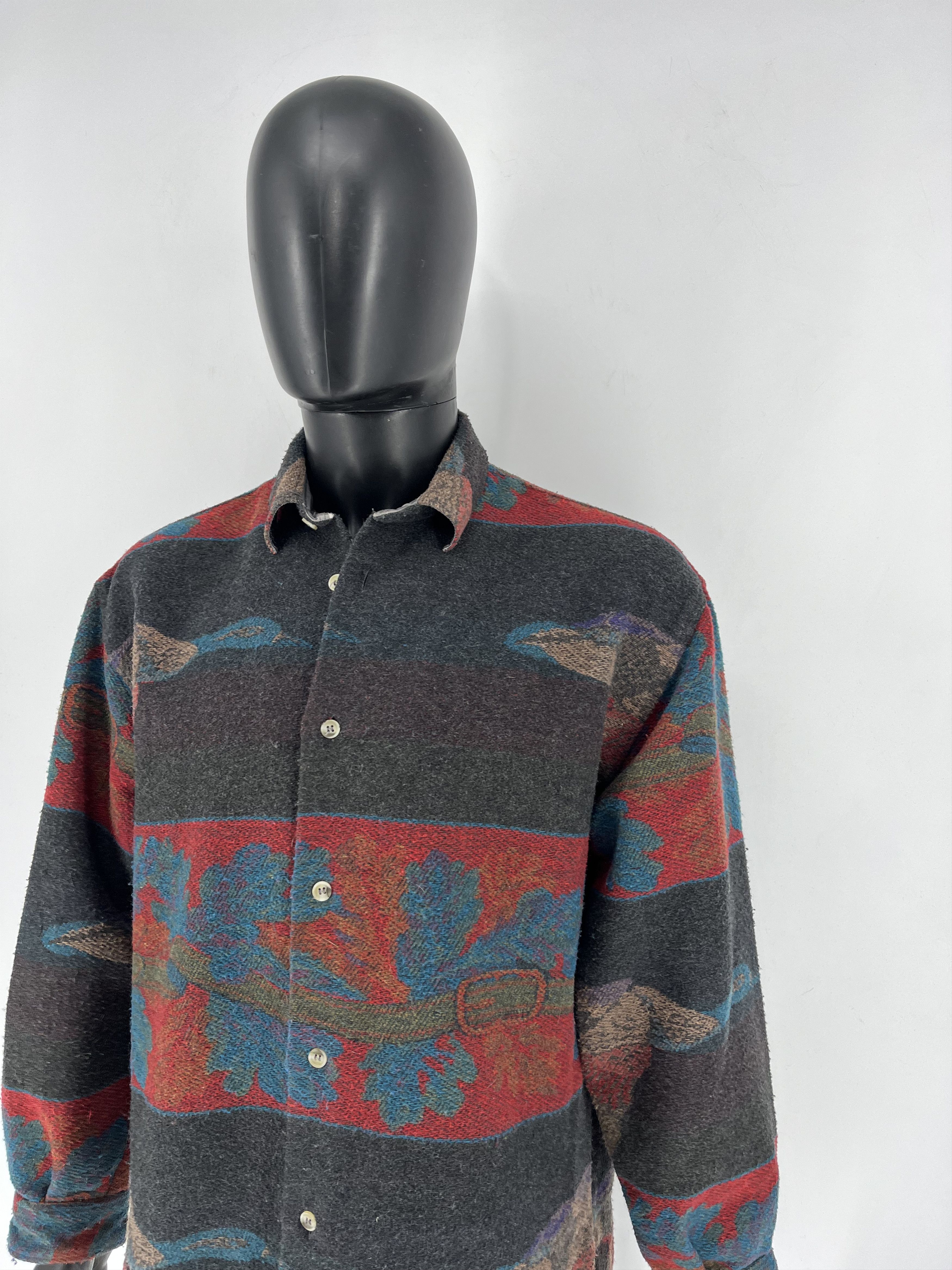 Sisley Vintage Sisley High Grade Western Wear Wool Blanket Jacket Size US M / EU 48-50 / 2 - 5 Thumbnail