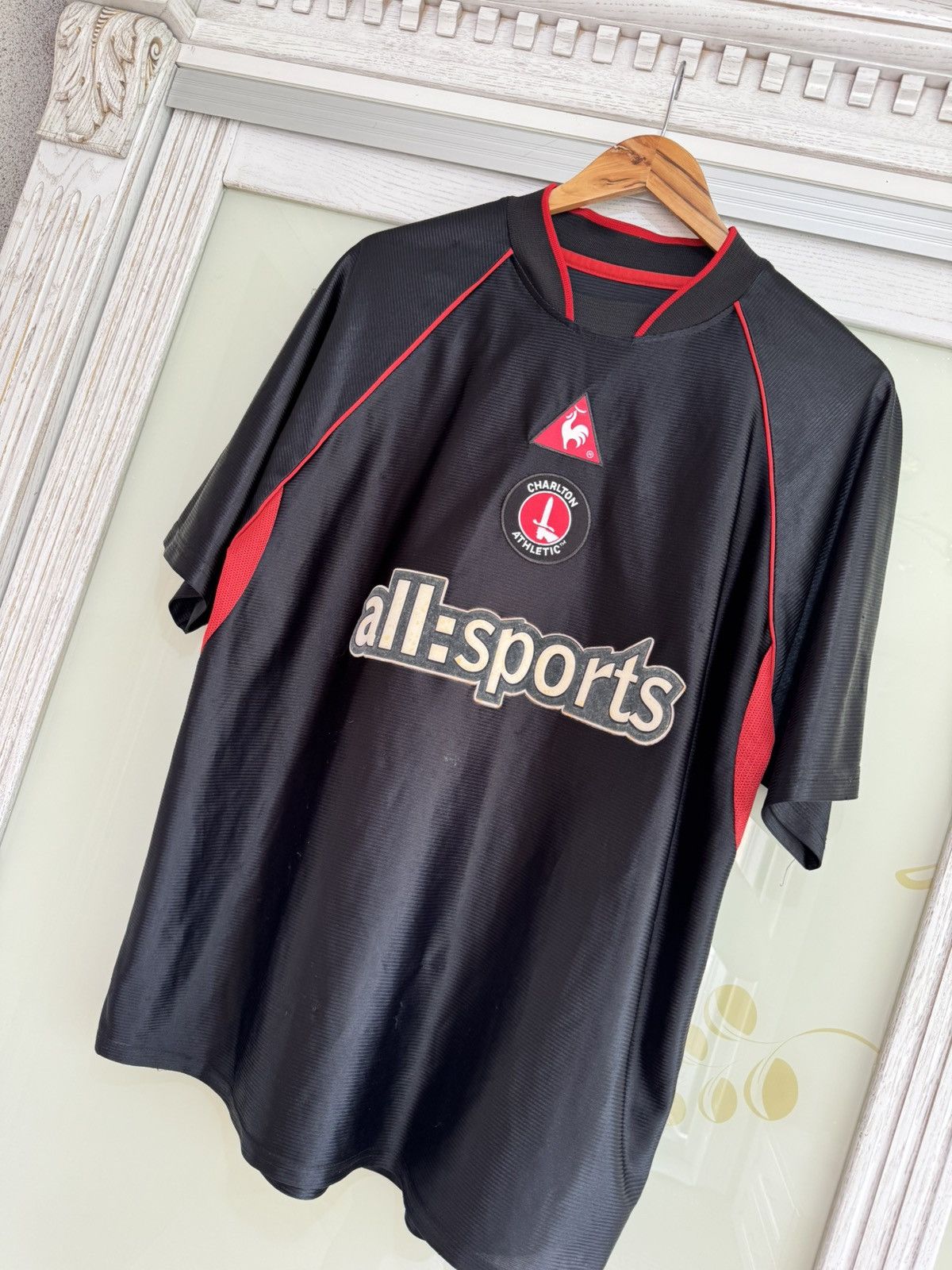 Le Coq Sportif Vintage Charlton Athletic 2002-2003 Away Soccer Jersey Kit Size US L / EU 52-54 / 3 - 3 Thumbnail