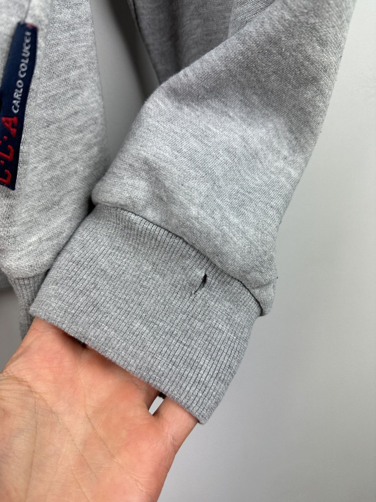 Carlo Colucci × Vintage Carlo Colucci Athletico Big Logo Grey Sweatshirt Size US M / EU 48-50 / 2 - 6 Thumbnail