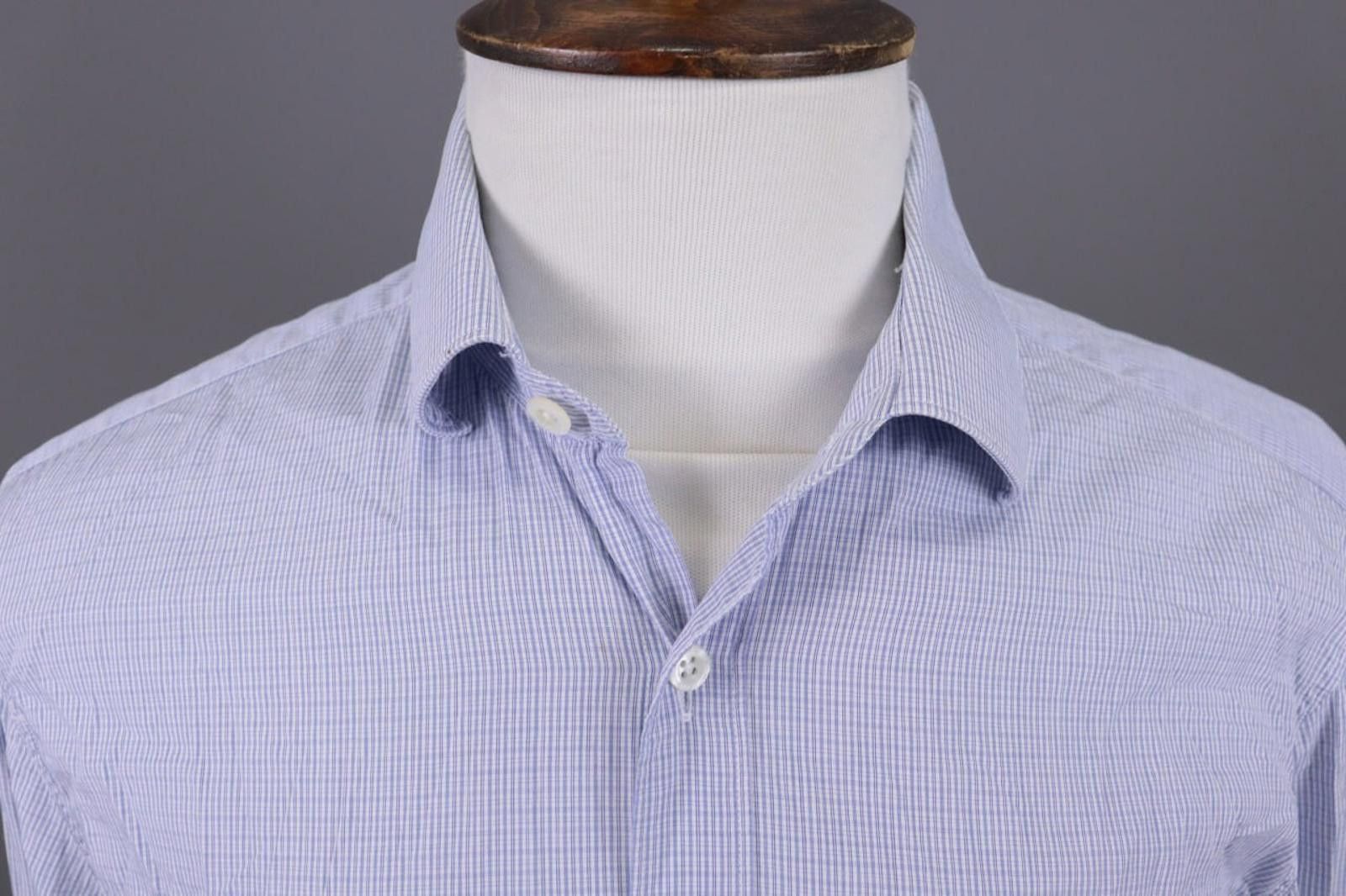 Gieves & Hawkes Gieves & Hawkes Blue Button Down Dress Shirt Size 41 / 16 Size US M / EU 48-50 / 2 - 4 Thumbnail