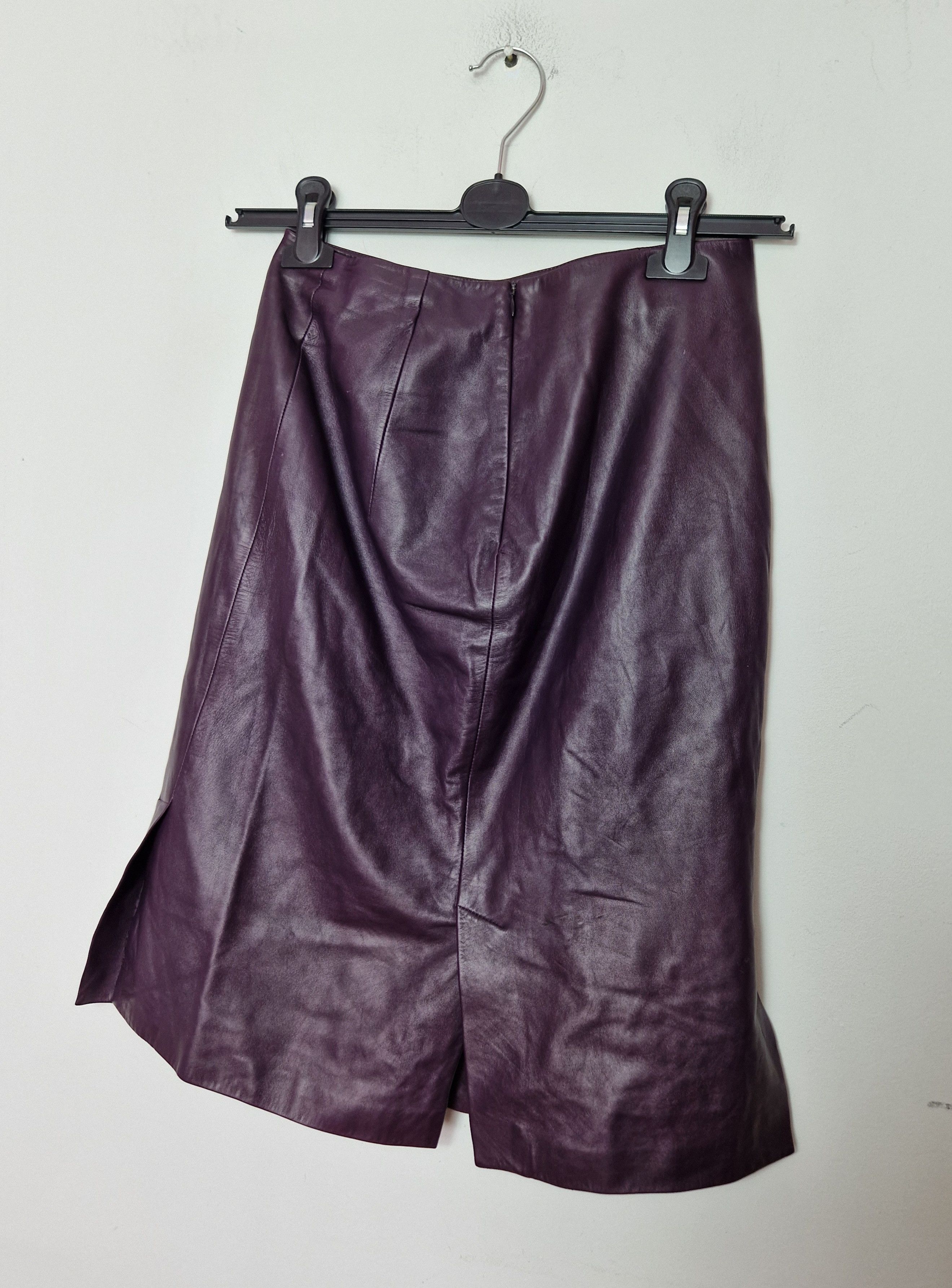 Prada Prada vintage leather skirt Size 30" / US 8 / IT 44 - 10 Thumbnail