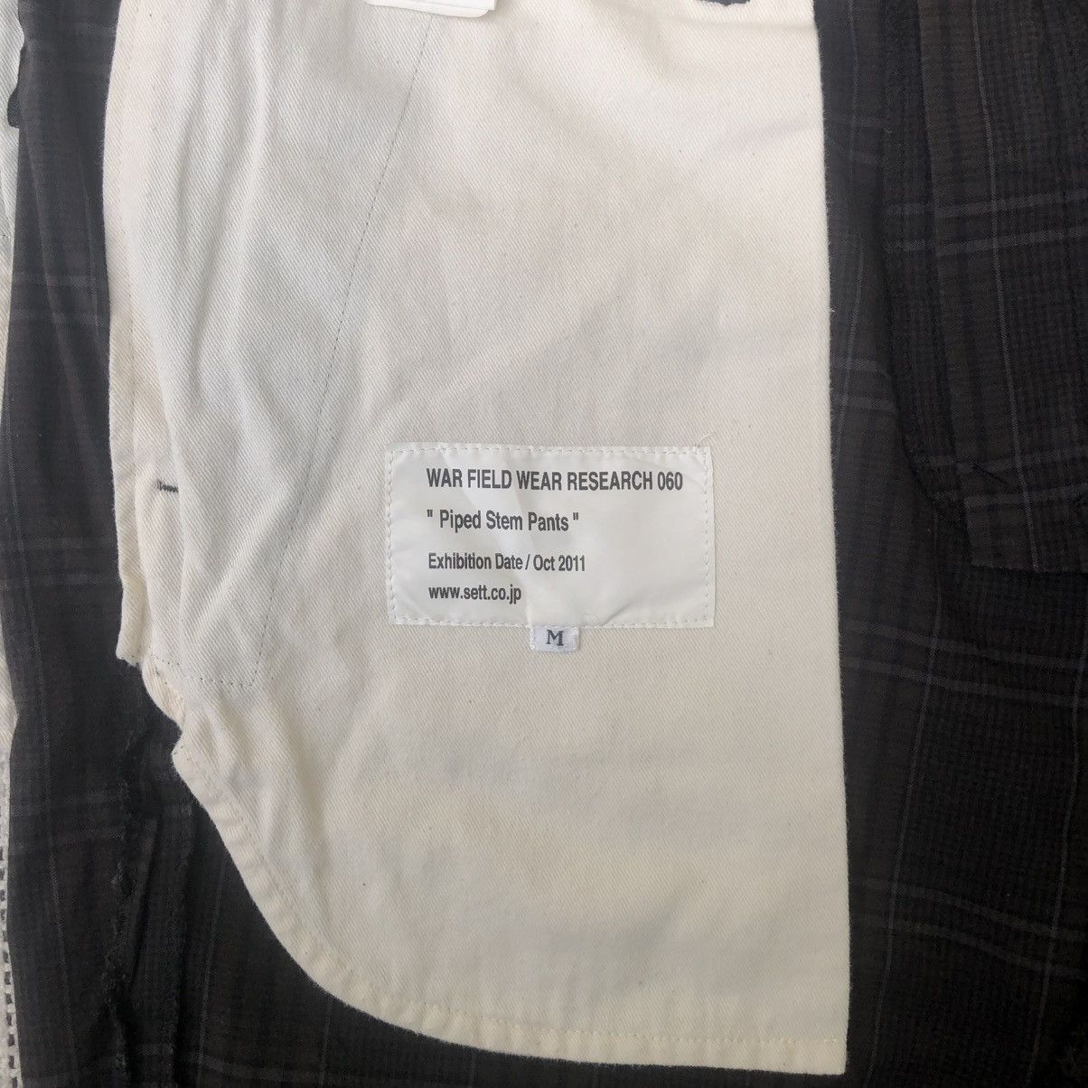Mountain Research AW2011 Mountain Research ‘Piped Stem Pants’ Plaid Trousers Size US 33 - 6 Thumbnail