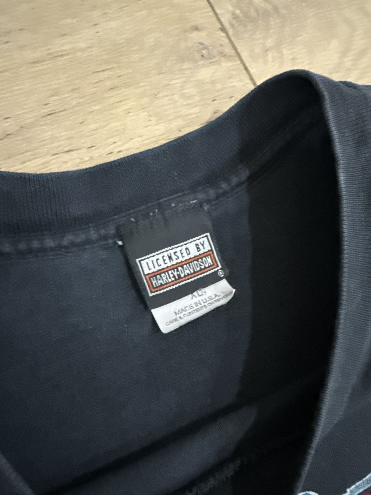 Harley Davidson Vintage Harley Davidson New York Cafe Single Stitch Black XL Size US XL / EU 56 / 4 - 5 Thumbnail