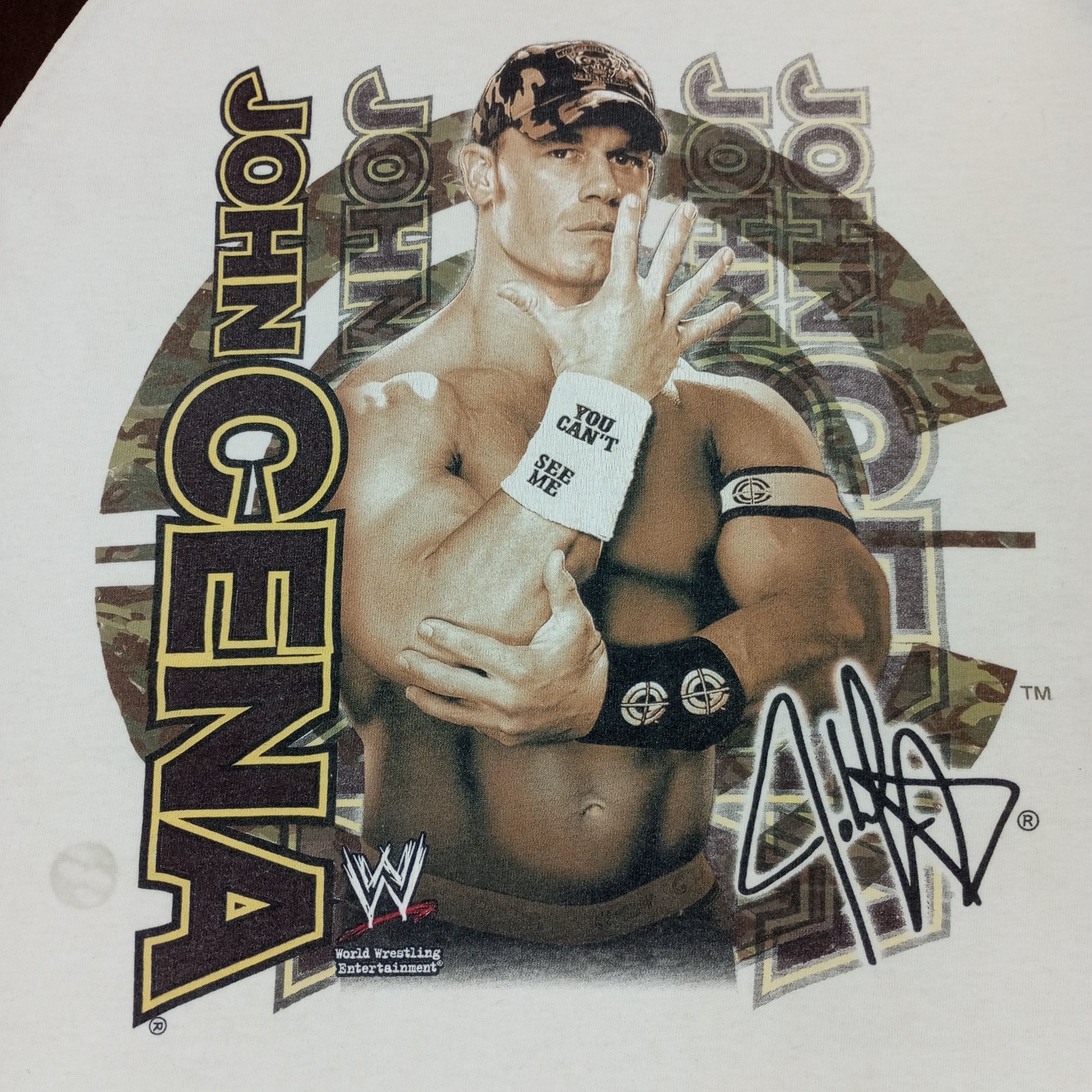Vintage × WWE John Cena WWE Wrestling Entertainment Phototees Style Tshirt Size US L / EU 52-54 / 3 - 2 Thumbnail