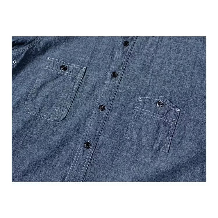 PPFM Amekaji type 1942 w.p.b Chambray shirt Size US M / EU 48-50 / 2 - 5 Thumbnail