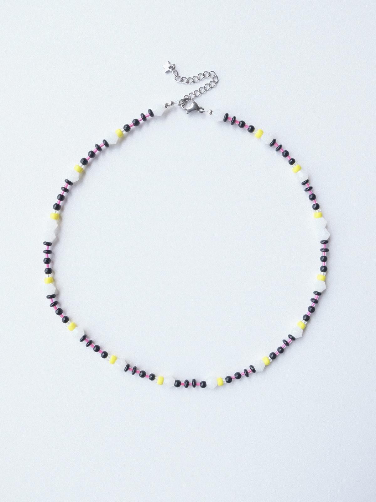 Handmade Futurism Style Japan Seed Beads Handmade Beaded Necklace Size ONE SIZE - 4 Thumbnail