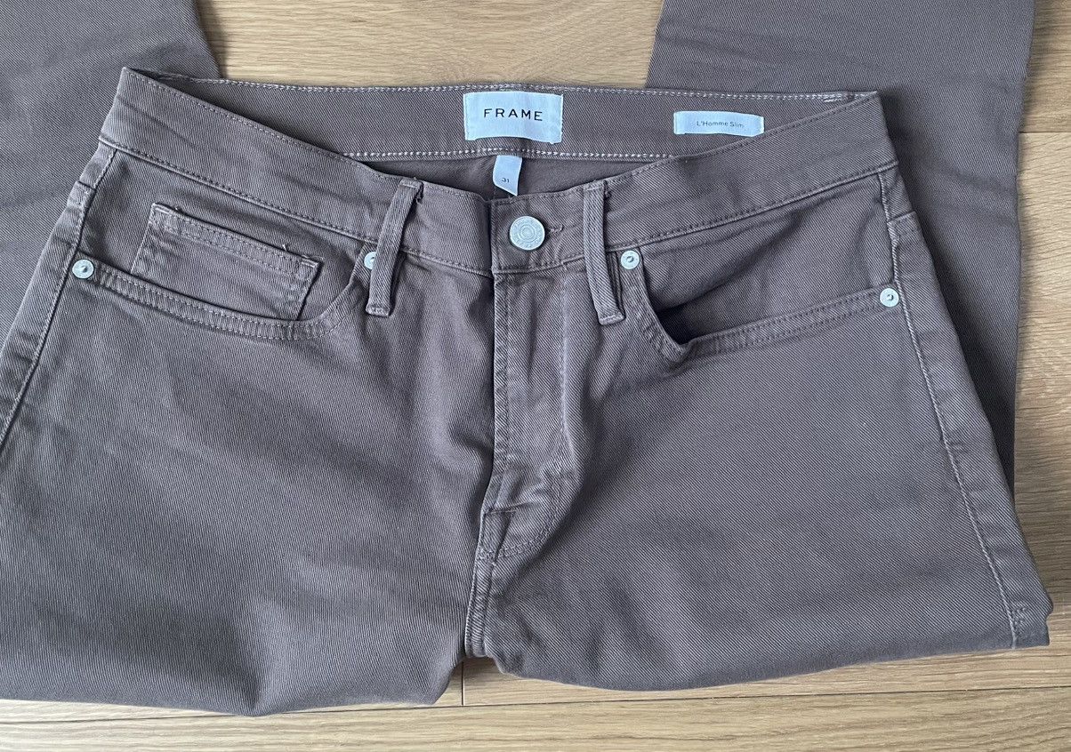Frame Frame L’homme slim jean Walnut - 31 Size US 31 - 3 Thumbnail