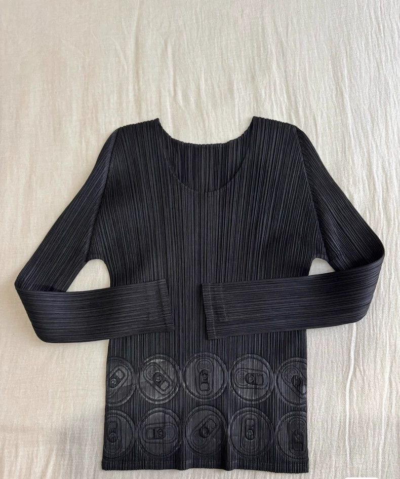 Issey Miyake issey miyake size：4 Easy-to-pull printed top 2506-Nextarrow Size XXS / US 00 / IT 34 - 2 Thumbnail
