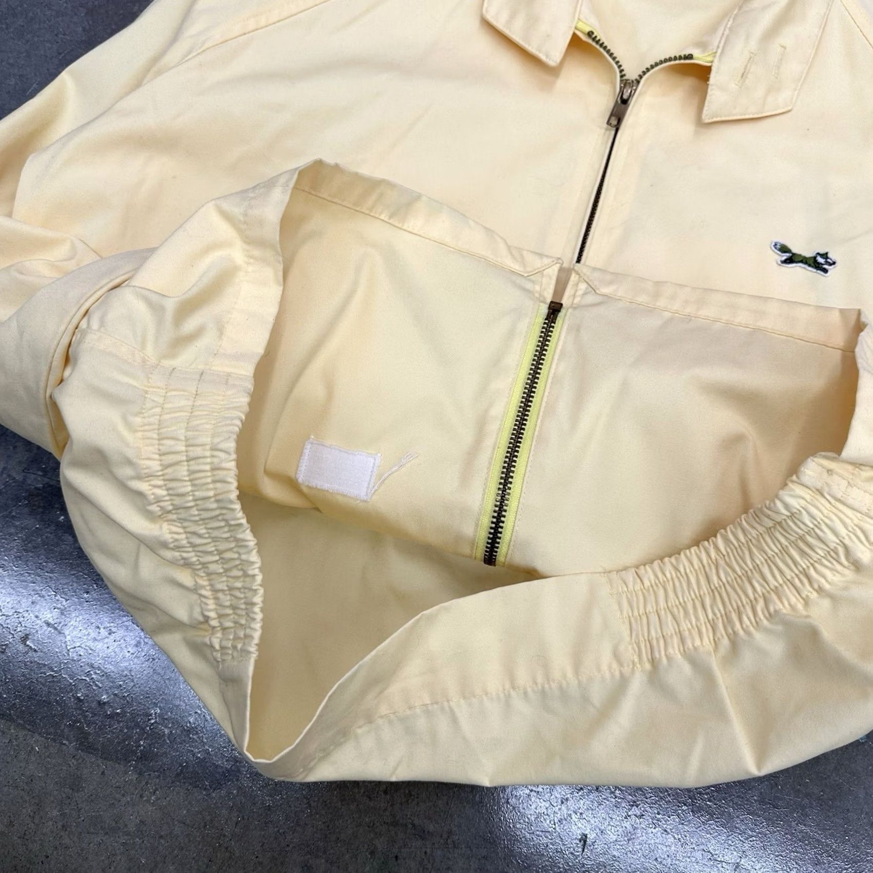 JCPenney VINTAGE JCPenny Yellow Jacket Fox Embroidery The Fox™ Green YKK Zipper 80s 90s Mens Size L / US 10 / IT 46 - 5 Thumbnail