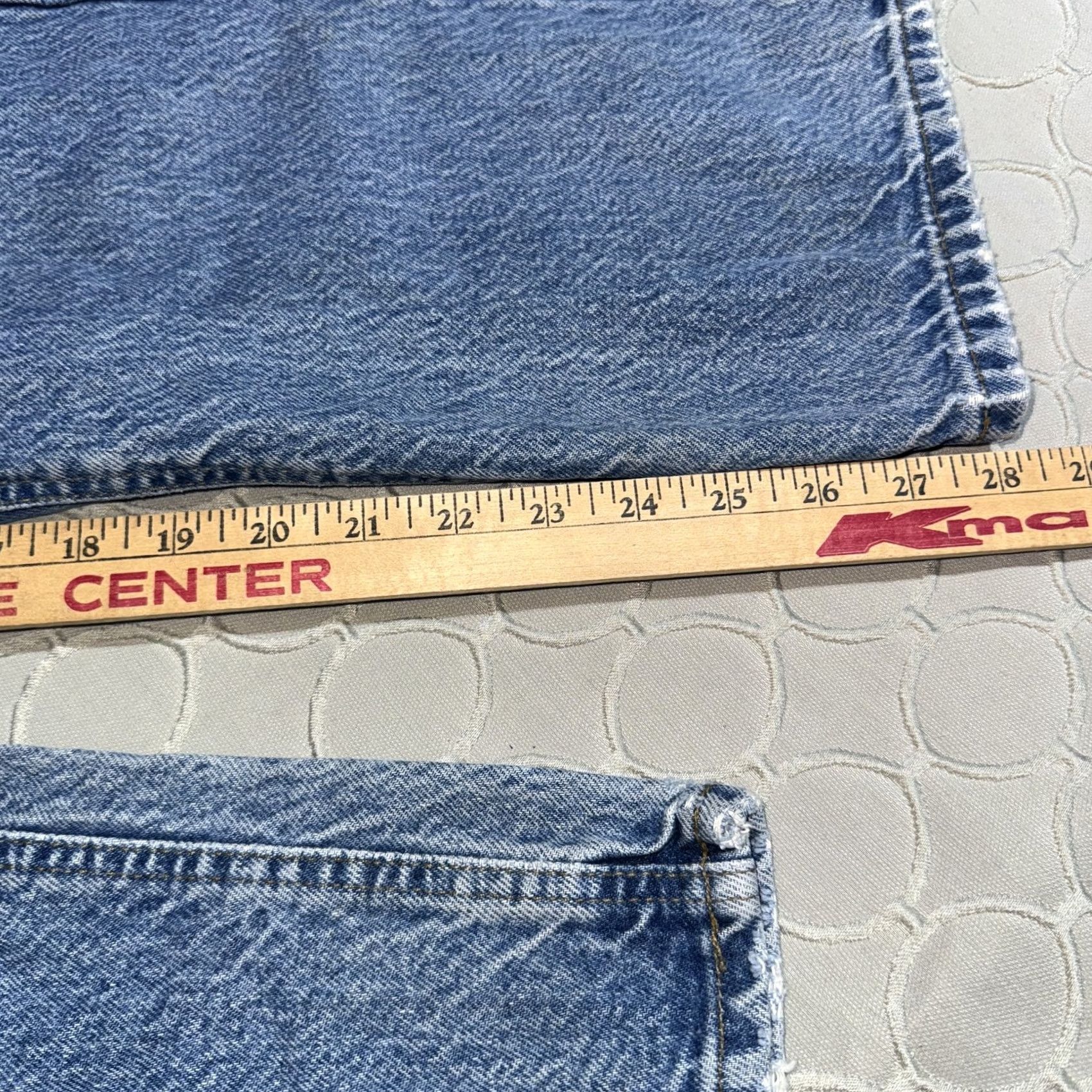 Carhartt Carhartt Jeans Mens 40x30 Blue Denim Relaxed Fit Carpenter Workwear Distressed Size US 40 / EU 56 - 6 Thumbnail