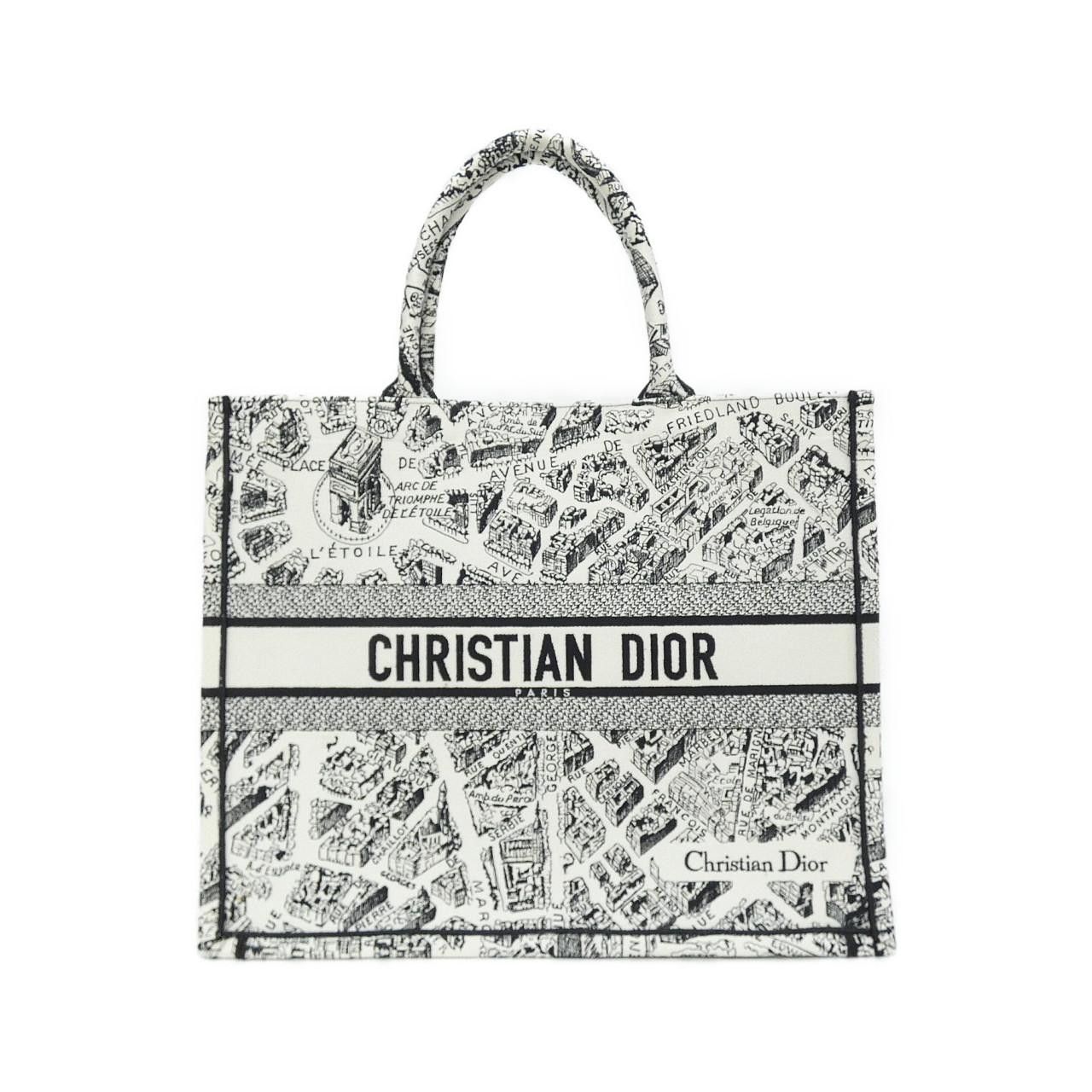 Dior Dior Christian Dior Plan De Paris Dior Book Tote Fabric Tote Bag Textile Tote Bag M1286ZOMP DUTY FREE for USA Size ONE SIZE - 1 Thumbnail