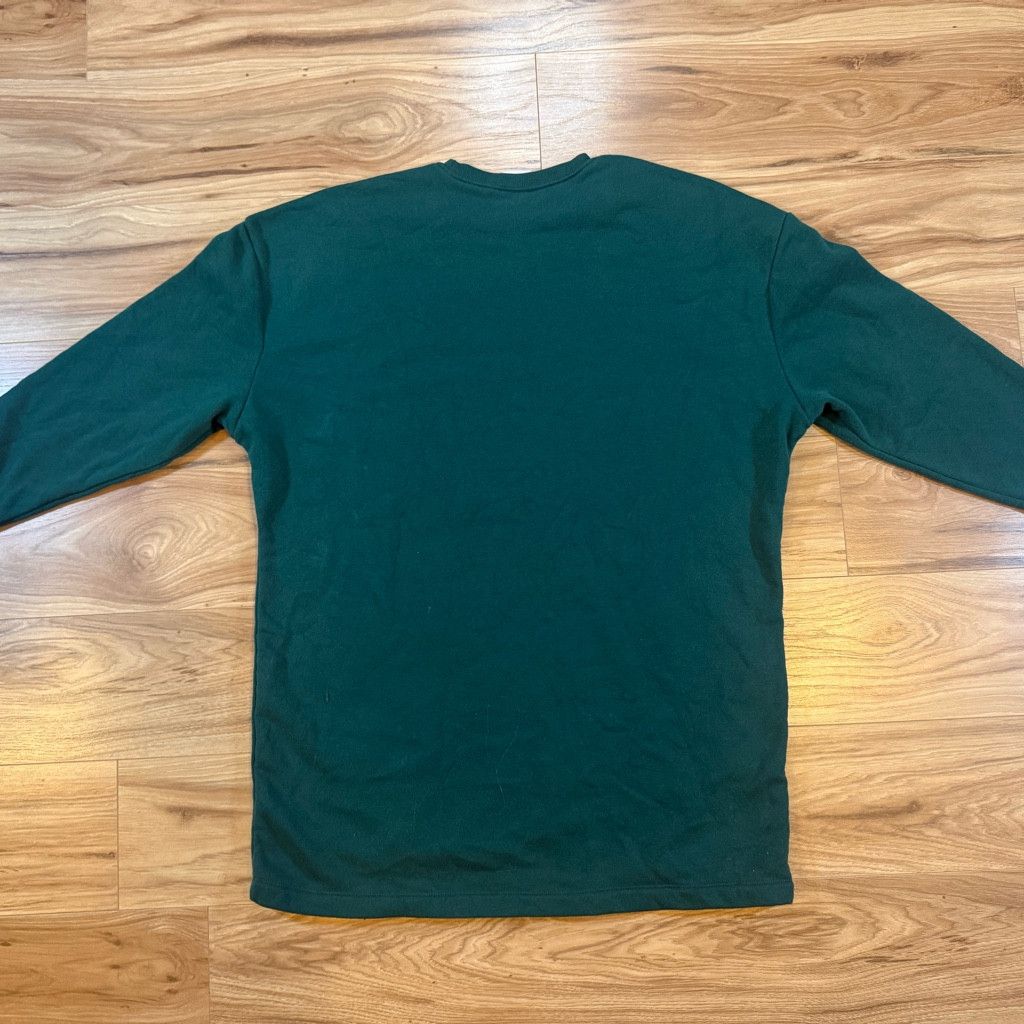 J Brand Smiley World Unisex M Green Graphic Crewneck Sweatshirt Size US M / EU 48-50 / 2 - 2 Thumbnail