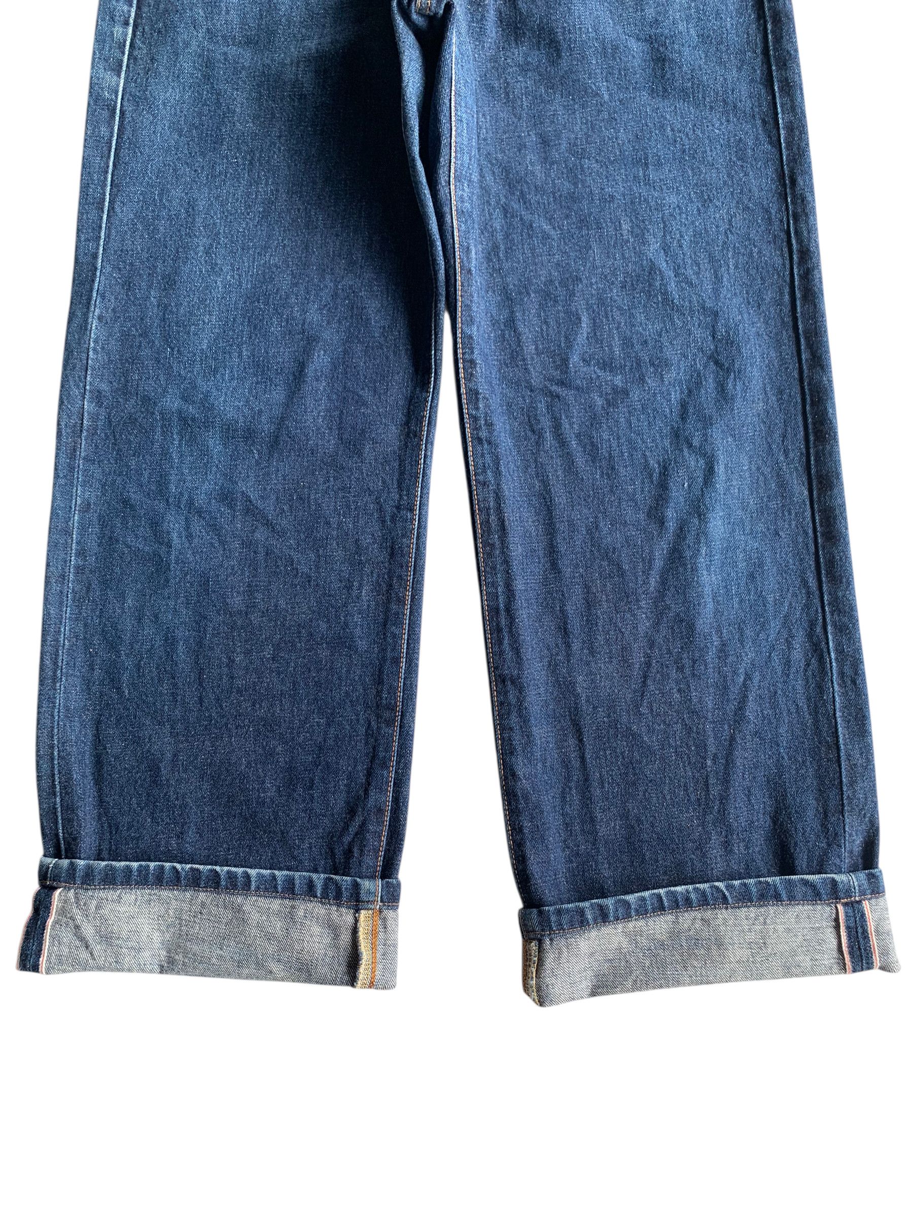 Edwin VINTAGE EDWIN 505 BAGGY SELVEDGE JAPANESE DENIM Size US 30 / EU 46 - 6 Thumbnail
