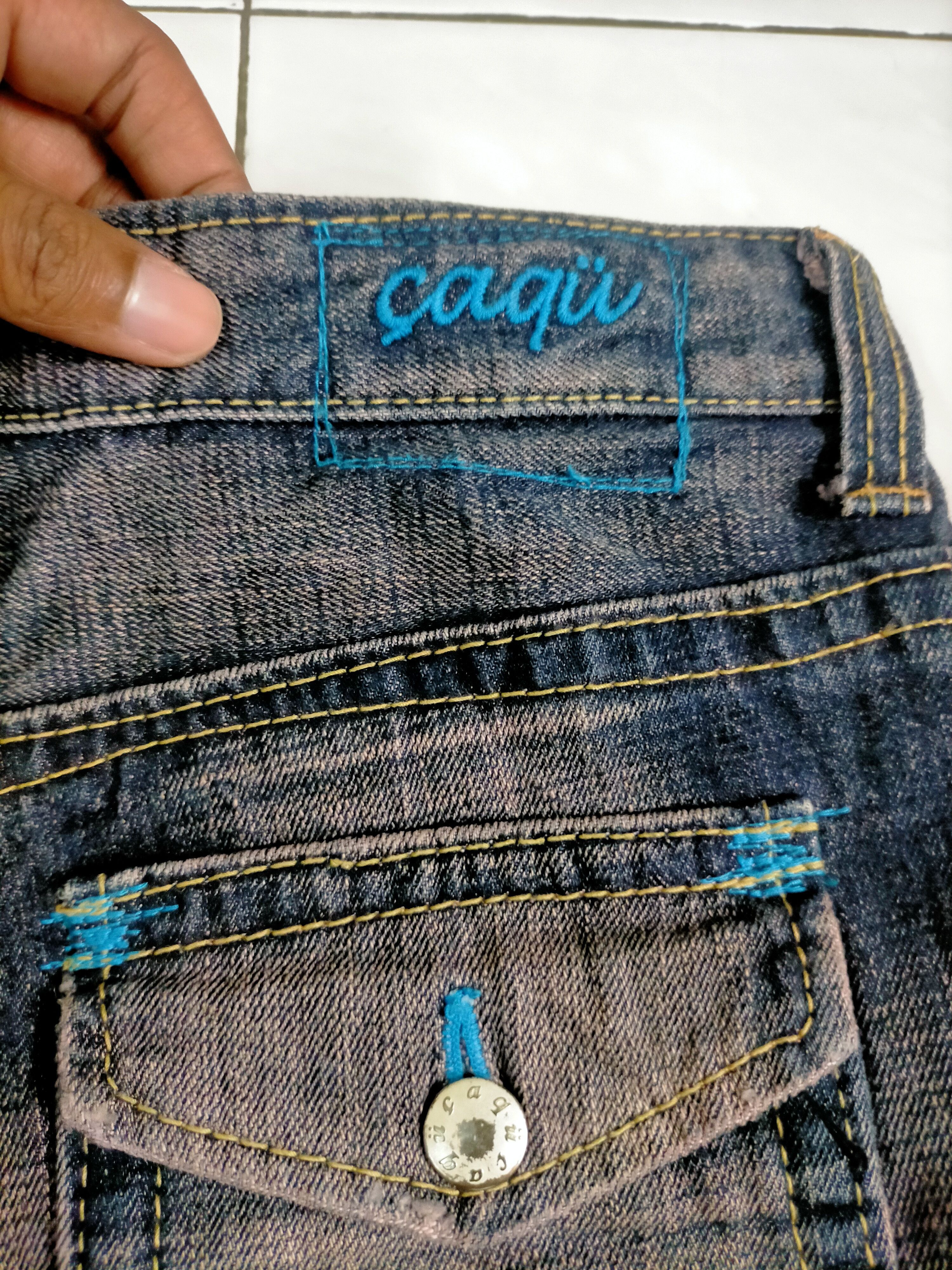 Japanese Brand Vintage Caqu Selvedge Distressed Denim Size US 31 - 7 Thumbnail