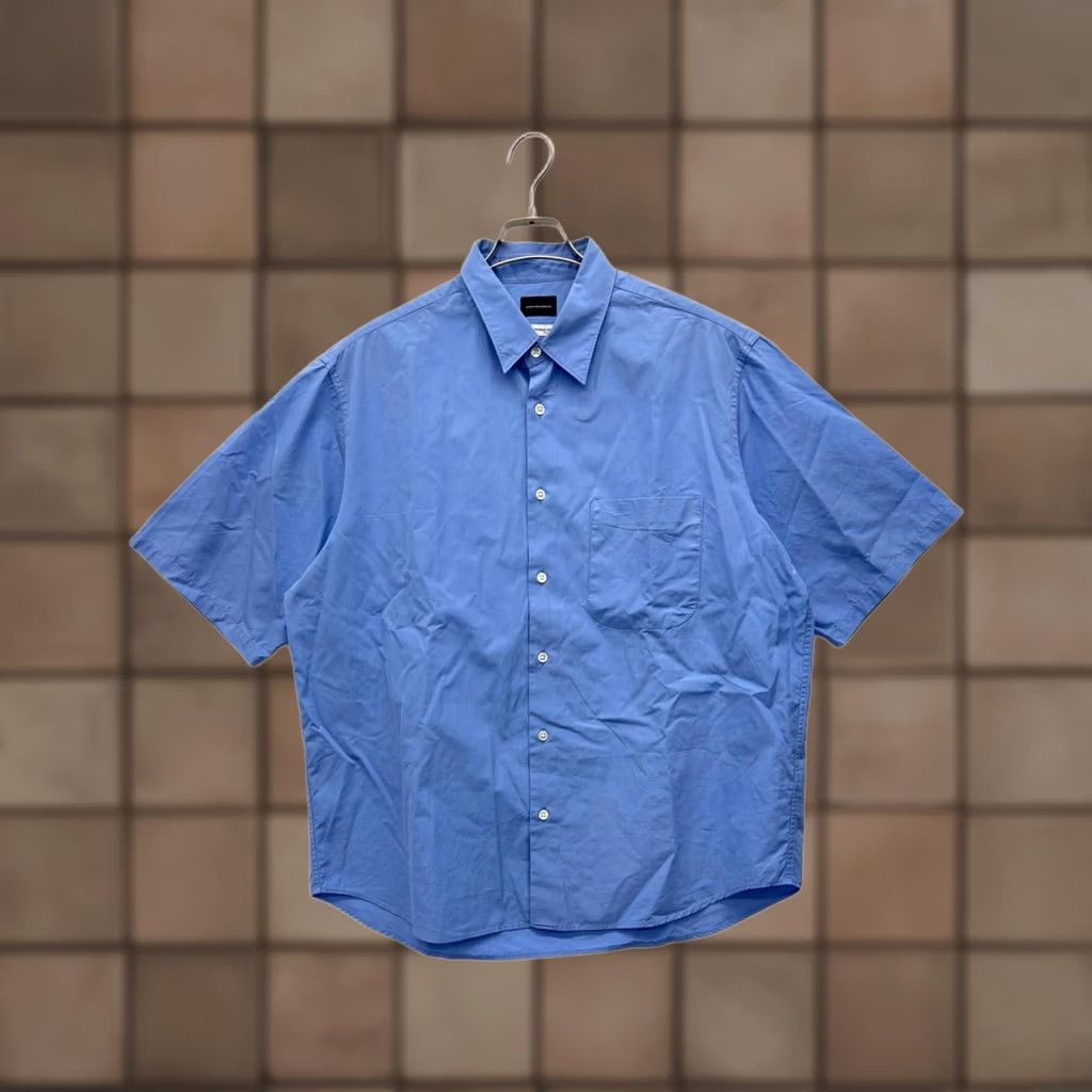 green rabel relaxing×THOMAS MASON SHIRT green label relaxing × THOMAS MASON Short-sleeved shirt Men L Blue
