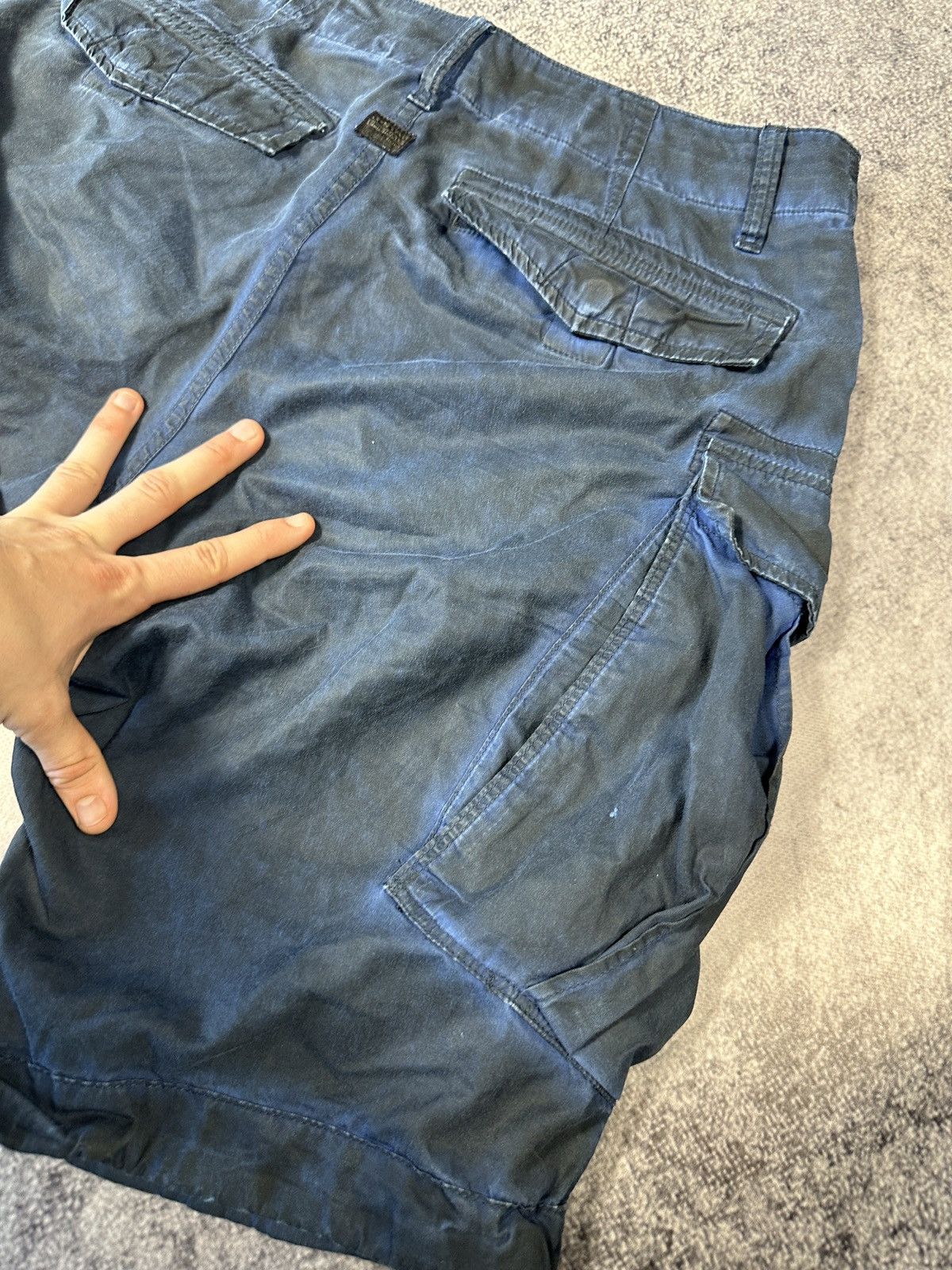 G-Star Y2K G Star Raw Cargo Shorts Streetwear Rare USA S 30 VTg Size US 30 / EU 46 - 4 Thumbnail