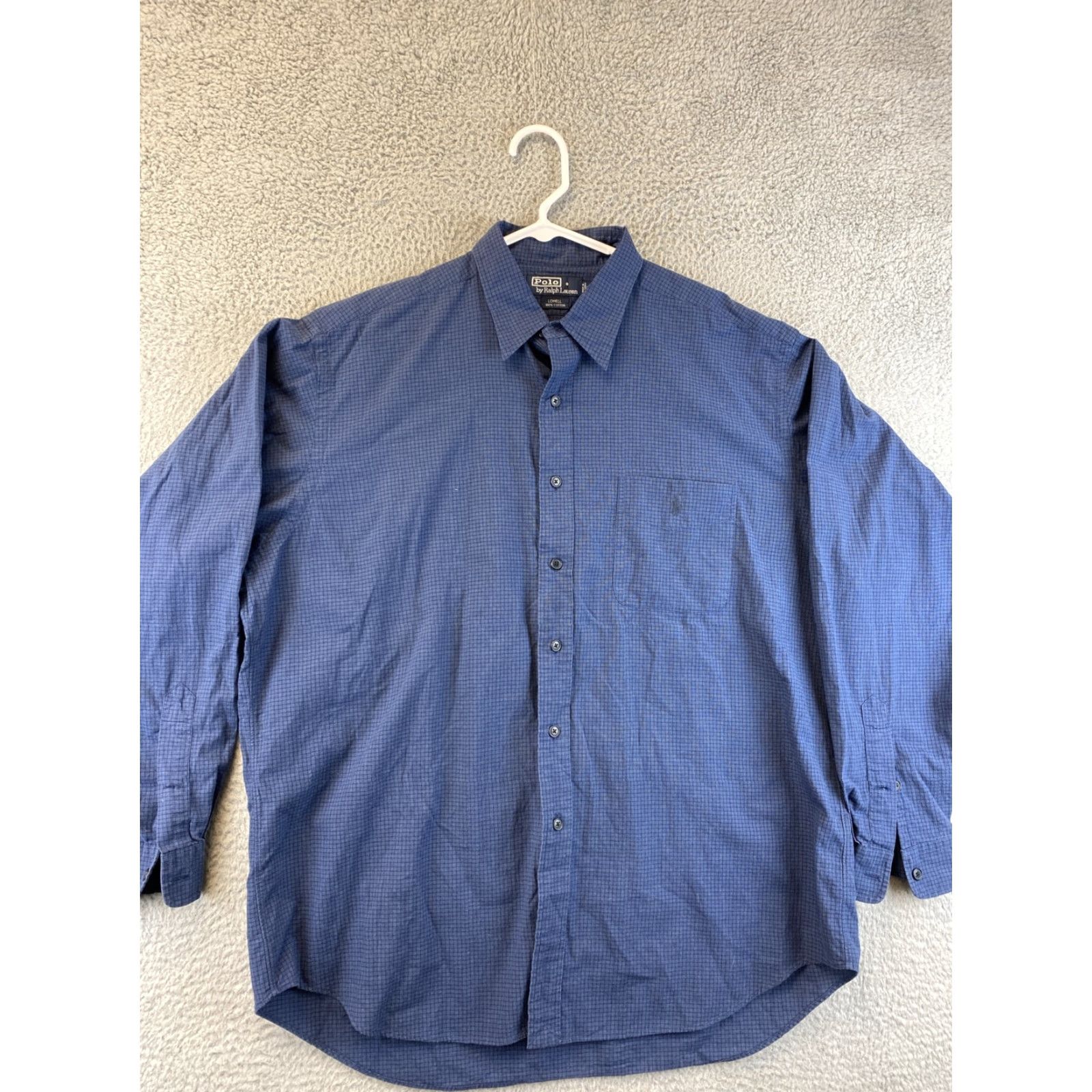 Polo Ralph Lauren VINTAGE Polo Ralph Lauren Shirt Adult XL Indigo Button-Up Casual Mens 80s 90s Classic Size US XL / EU 56 / 4 - 6 Thumbnail