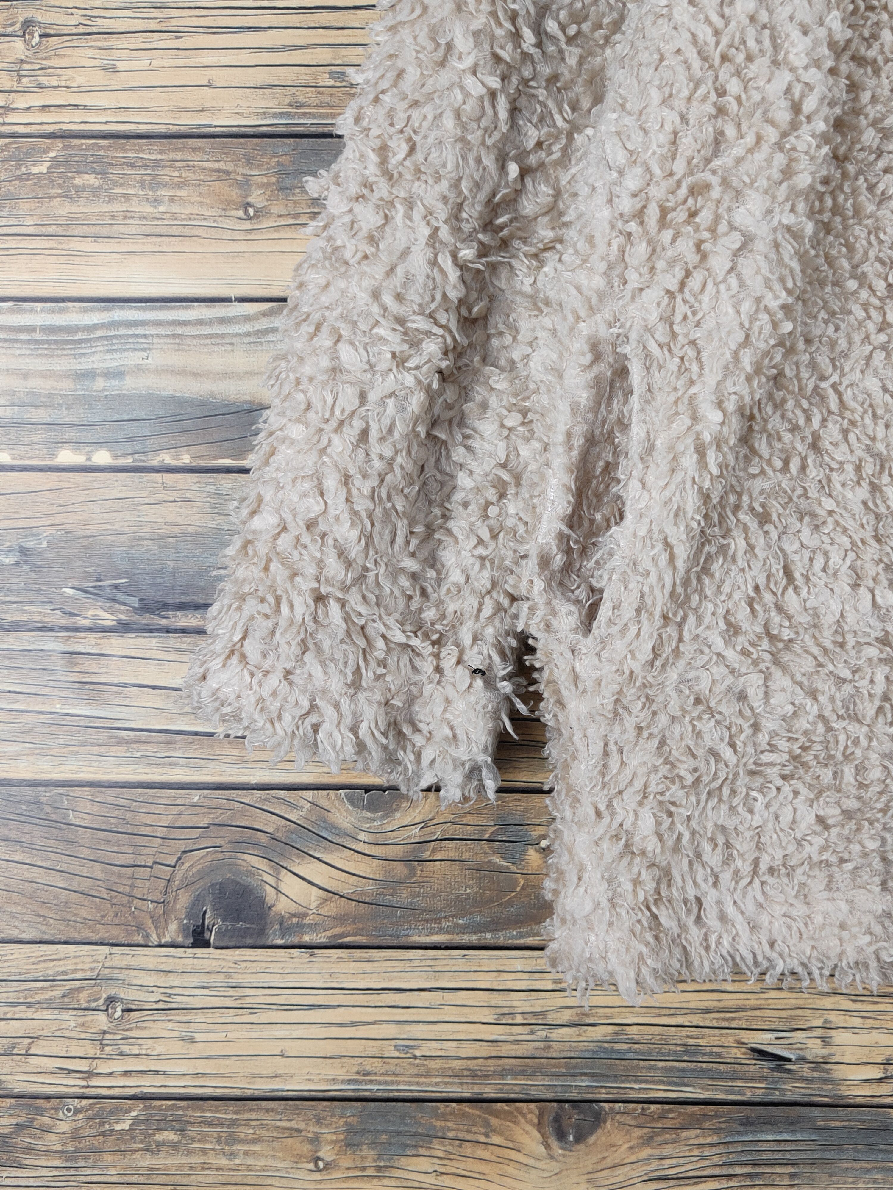 Japanese Brand Tmind Brown Shag Shaggy Fur Mohair Knitwear #W1256 Size L / US 10 / IT 46 - 4 Thumbnail