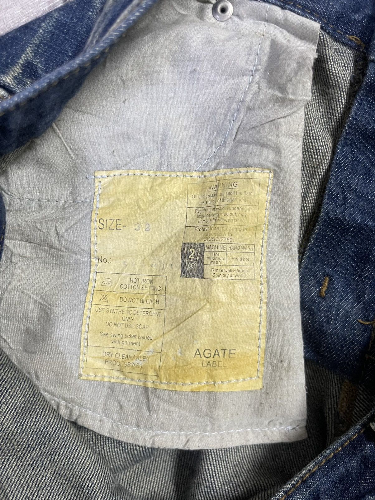 Other Flare Japanese Jeans Lightning Wash Real Vintage Size US 34 / EU 50 - 18 Thumbnail