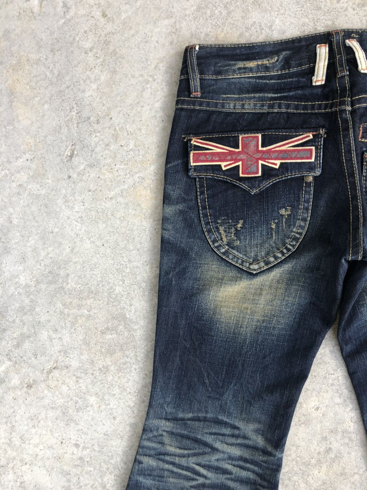 Japanese Brand Yoshitomo Nara Lolita Flared Jeans Distressed Size US 31 - 9 Thumbnail