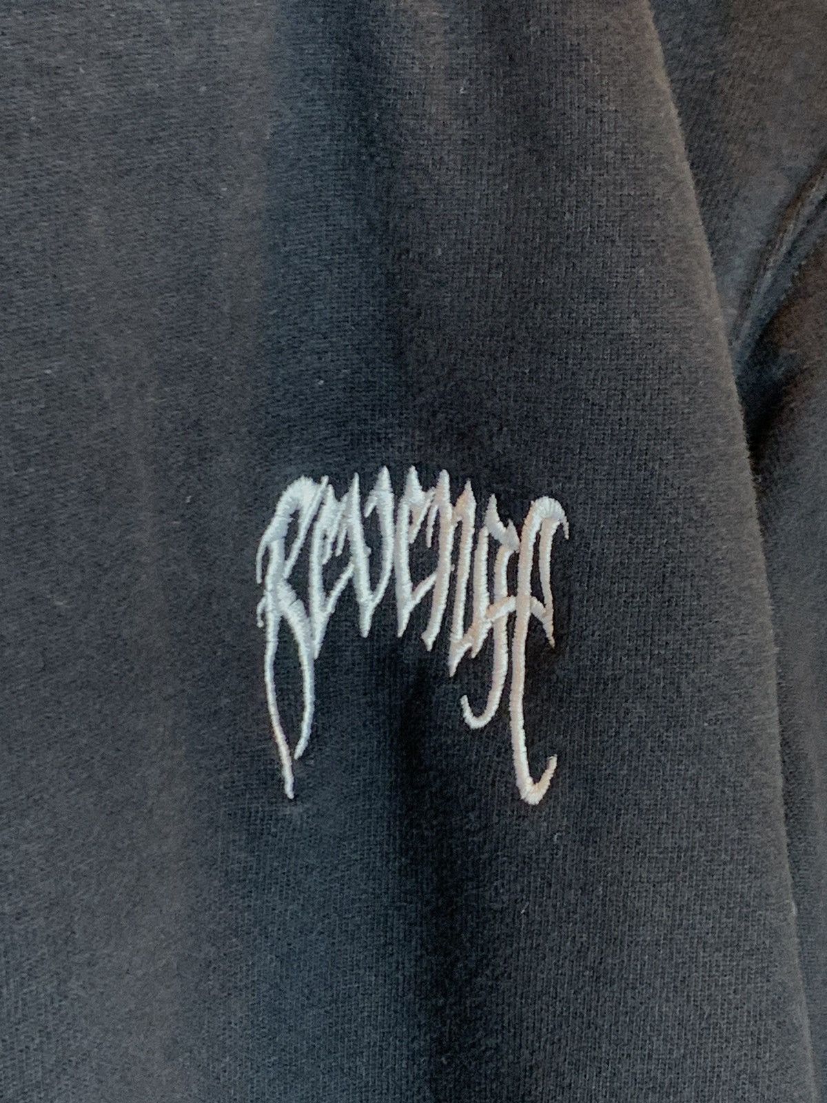 Revenge *RARE* Revenge Embroidered Logo Art Heavyweight Hoodie - S Size US S / EU 44-46 / 1 - 4 Thumbnail