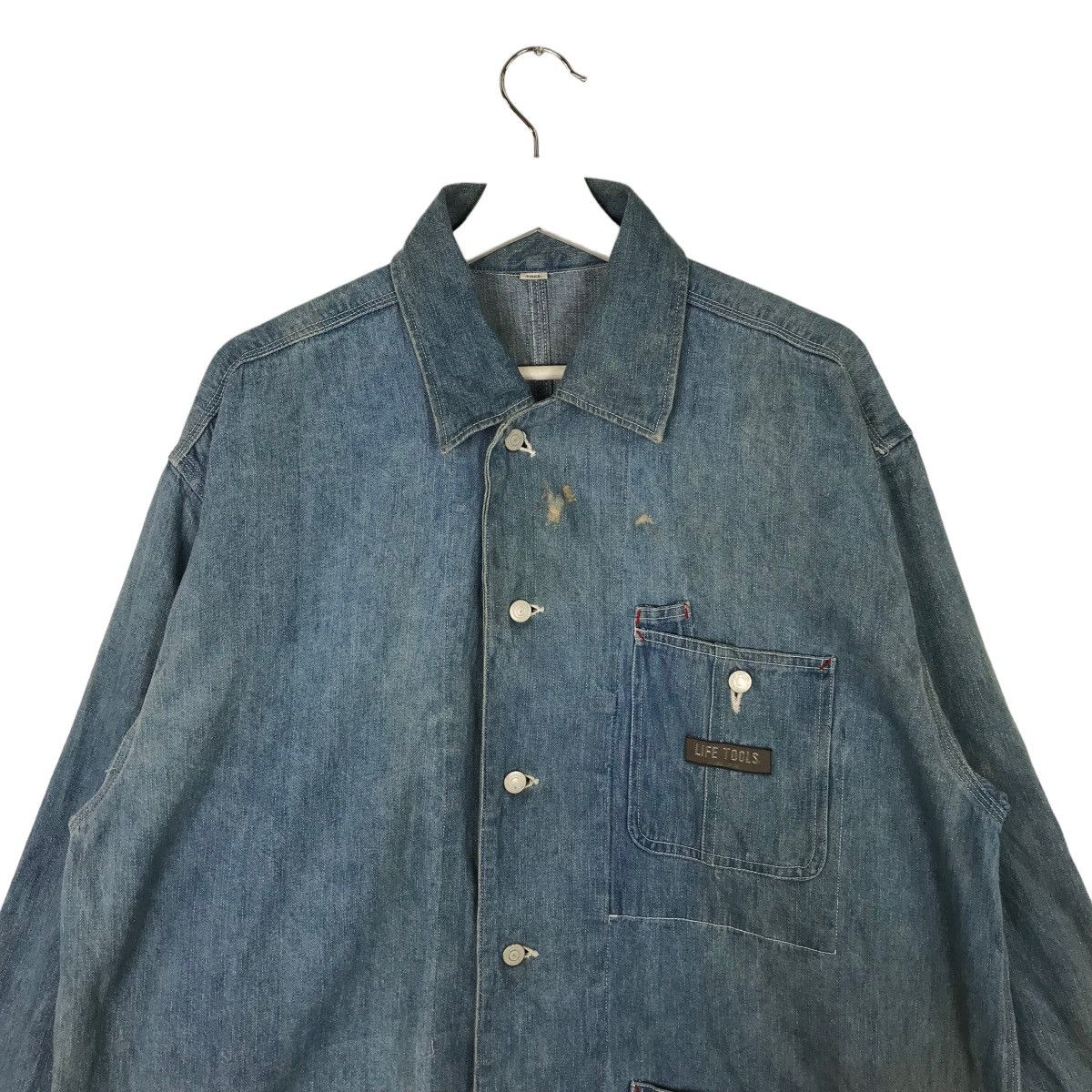 Japanese Brand 💥 LIFE TOOLS WORK CHORE JACKET Size US M / EU 48-50 / 2 - 3 Thumbnail