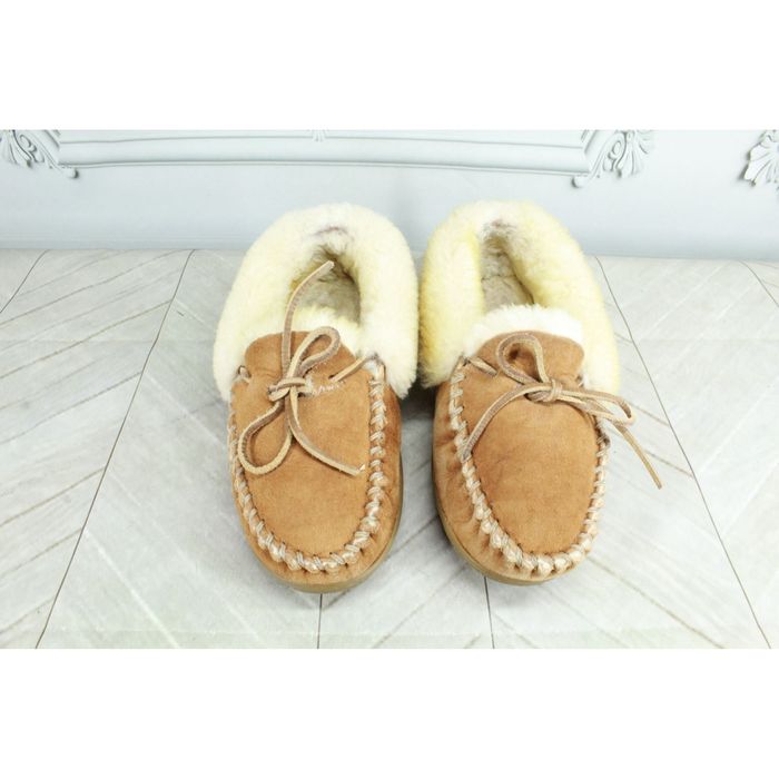 L.L. Bean LL Bean Women's Wicked Good Shearling Moccasin Slippers