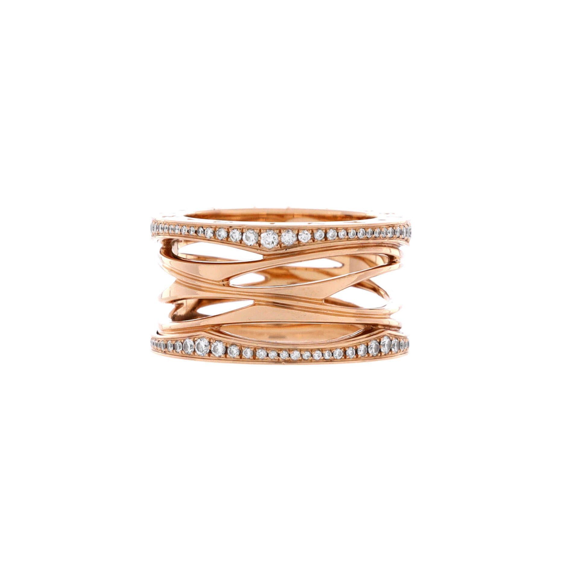 Bvlgari B.Zero1 Design Legend Zaha Hadid Four Band Ring Size ONE SIZE - 1 Thumbnail