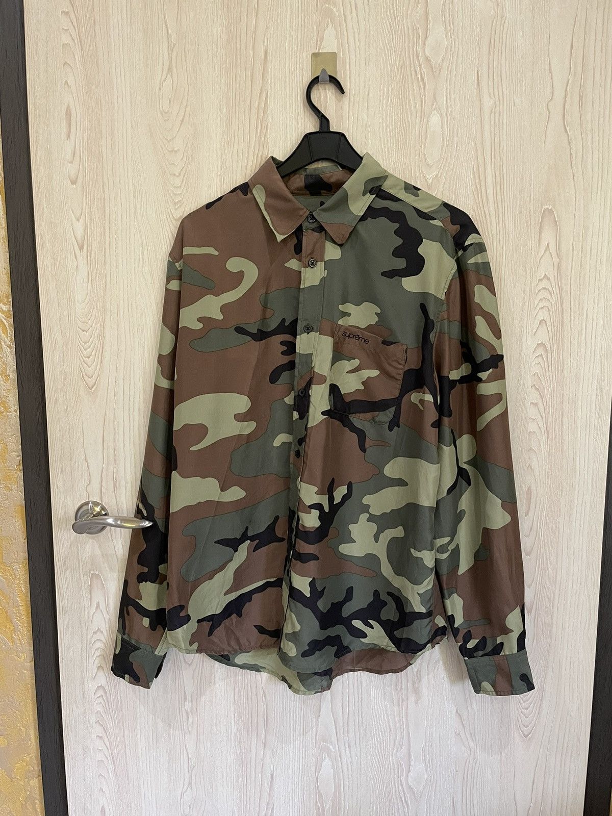Supreme 'USMC Shirt'アーミーシャツ ヘリンボーン カモ 迷彩 Camo S シュプリーム - ブランド古着の買取販売フォーサイト  オンラインストア