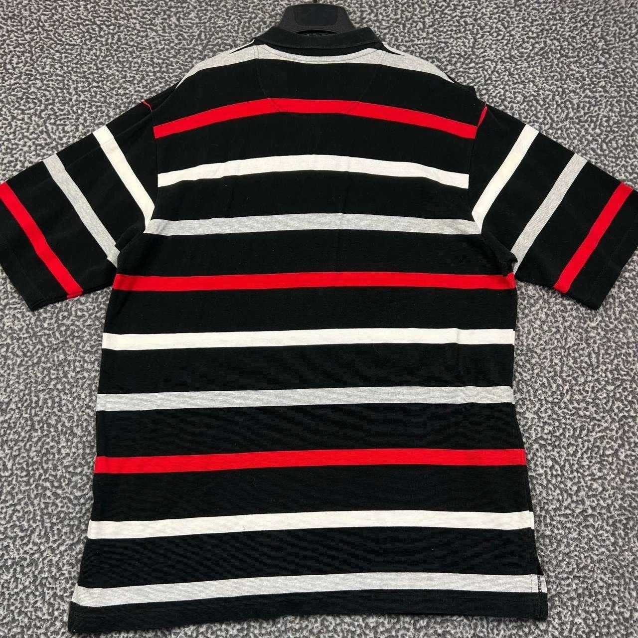 Southpole Southpole Polo Shirt Men XL Striped Short Sleeve Cotton Y2k Size US XL / EU 56 / 4 - 2 Thumbnail