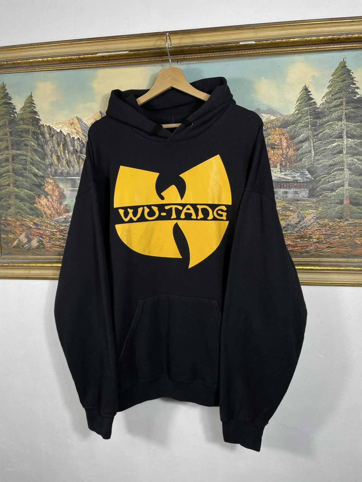 Vintage × Wu-Tang Clan Wu-Tang Clan Vintage Y2k Black Oversize Hoodie Sweatshirt Size US XXL / EU 58 / 5 - 3 Thumbnail