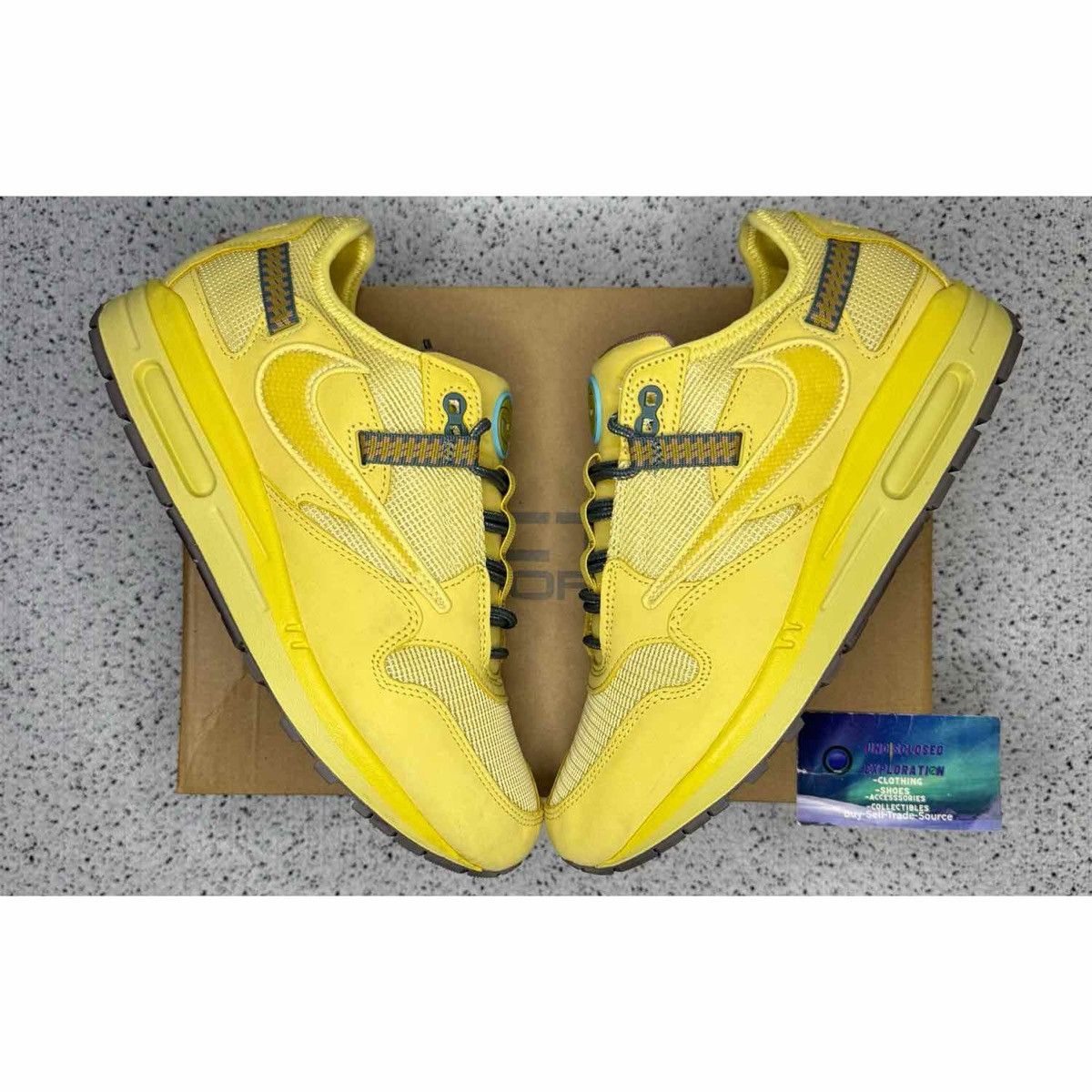Nike × Travis Scott Nike Air Max 1 Travis Scott Saturn Gold Size 9 Men Size US 9 / EU 42 - 1 Thumbnail