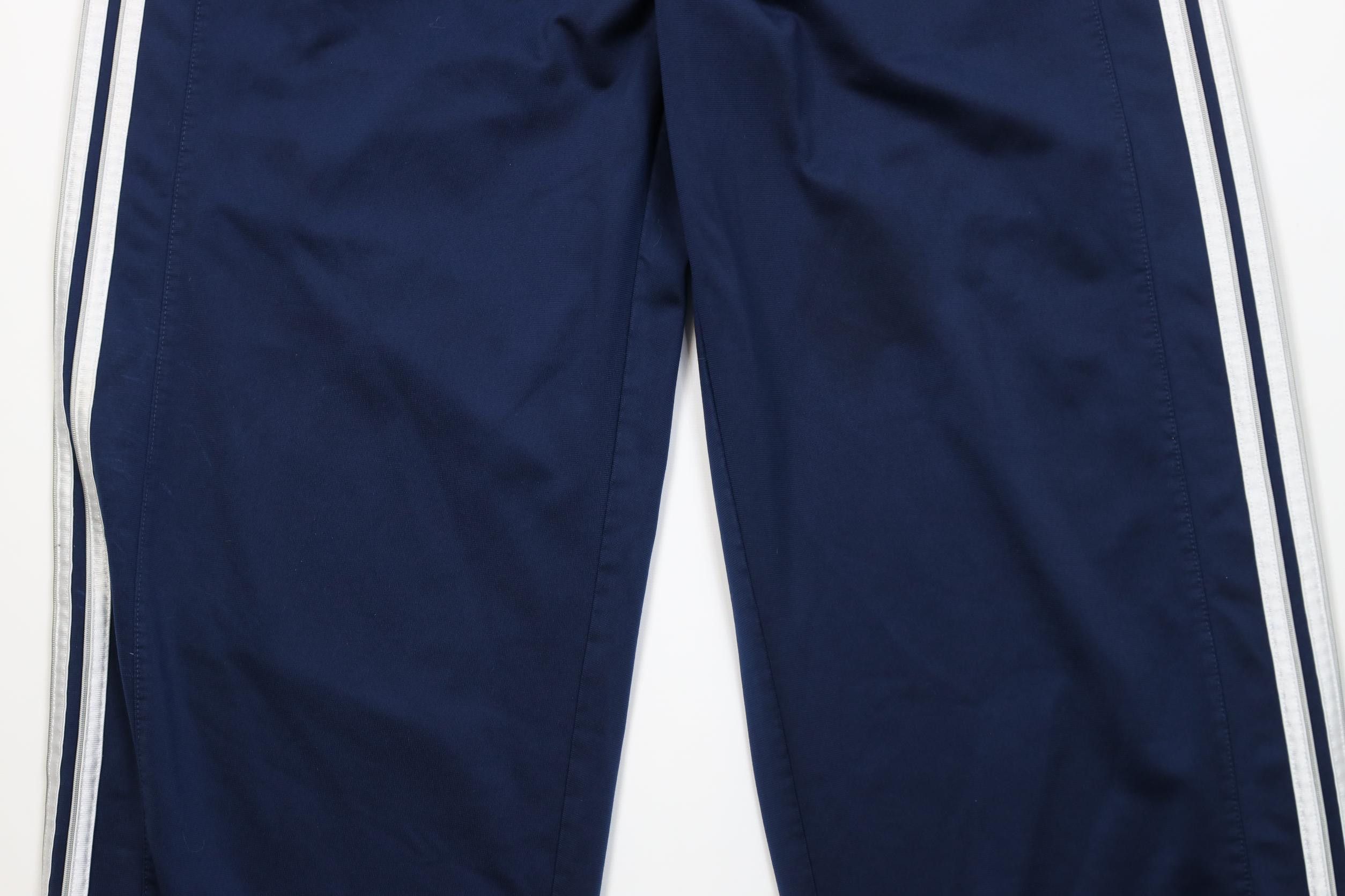 Adidas Vintage Y2K Adidas Striped Wide Leg Sweatpants Pants Blue Size US 38 / EU 54 - 3 Thumbnail
