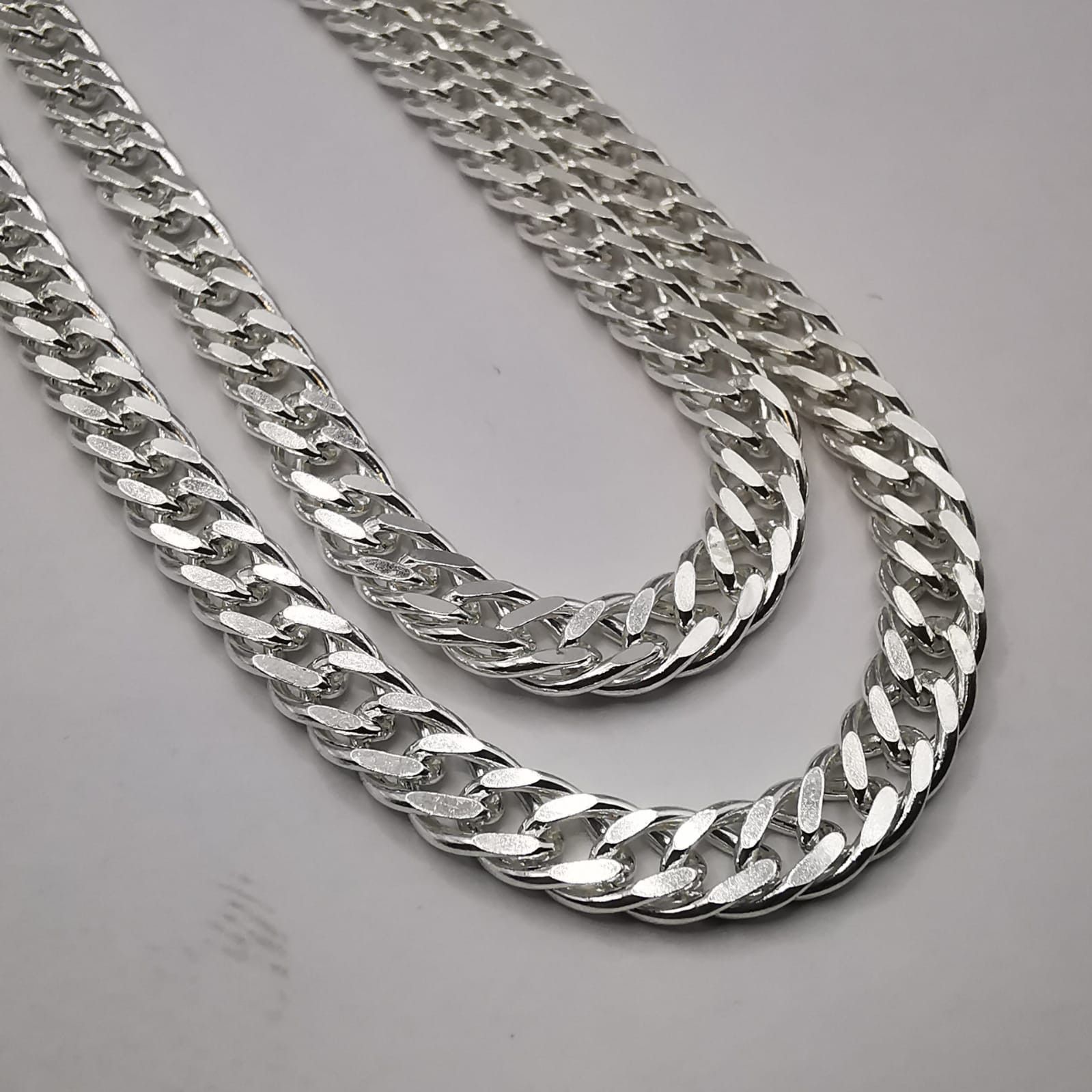 Sterling Silver Vintage Jewelry Chain,925 Sterling Silver,Signed 22,52g Size ONE SIZE - 2 Thumbnail