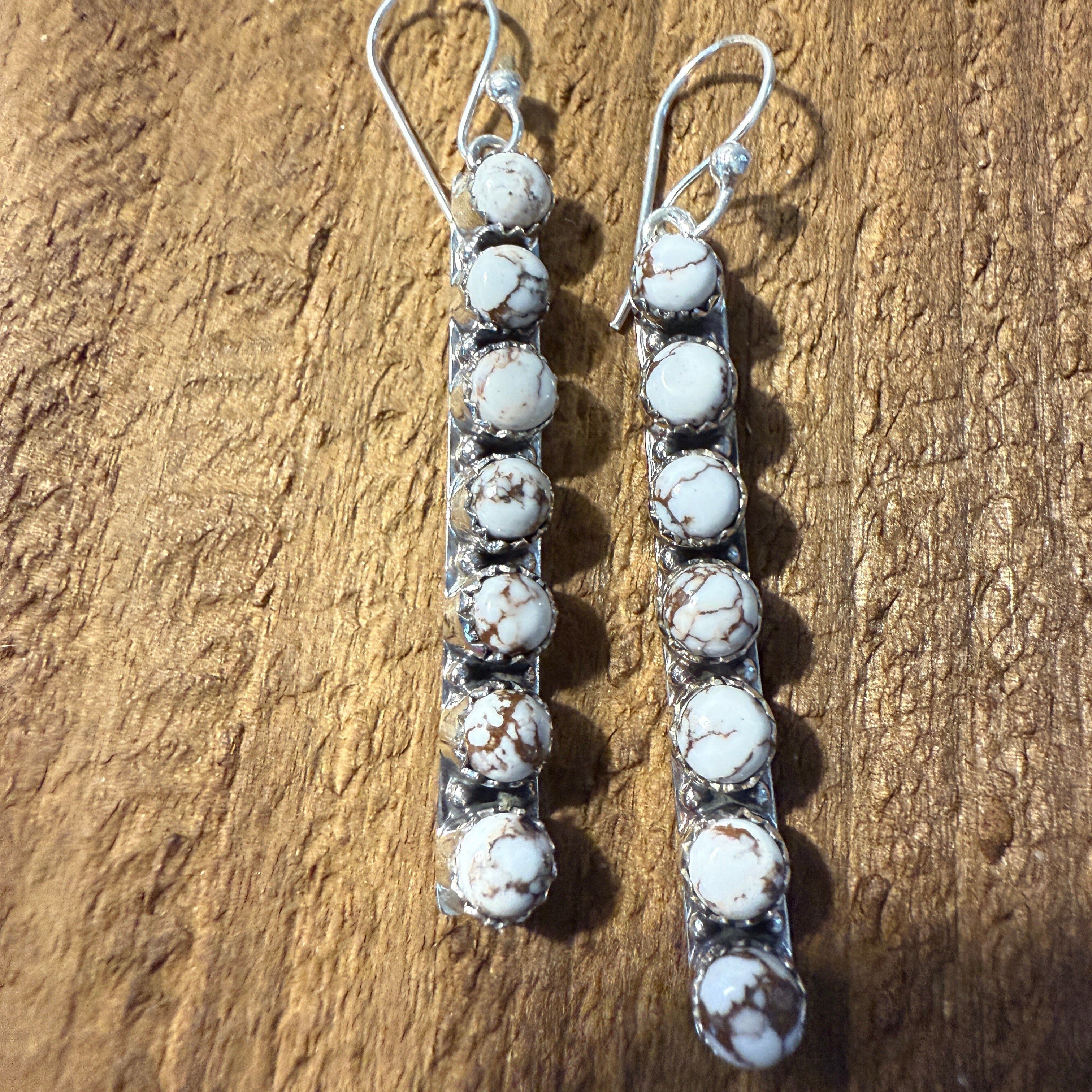 Other Wild Horse Jasper Dahlia Earrings 925 Sterling Silver Size ONE SIZE - 4 Thumbnail