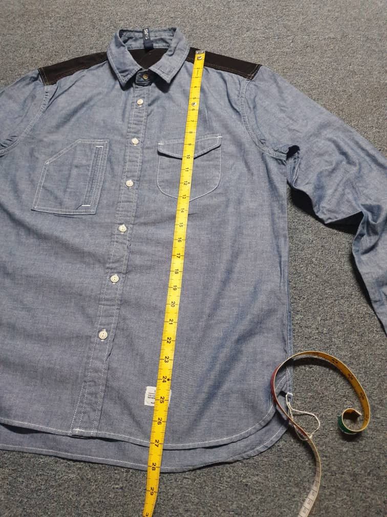 Japanese Brand 💥Silas Japanese brand chambray shirt Size US M / EU 48-50 / 2 - 8 Thumbnail